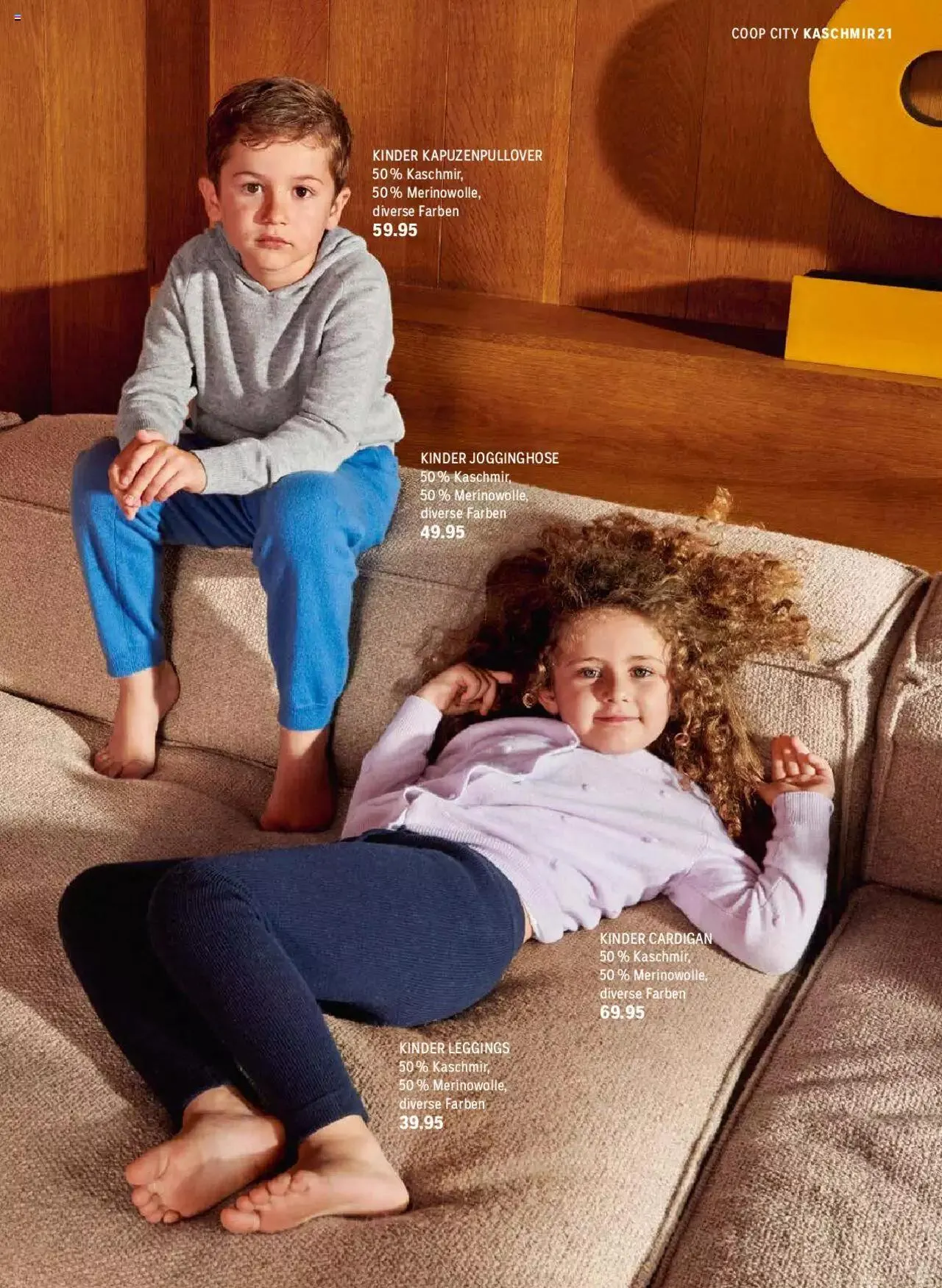 Coop City Aktionen Cashmere Collection von 5. September bis 31. Dezember 2023 - Prospekt seite 21