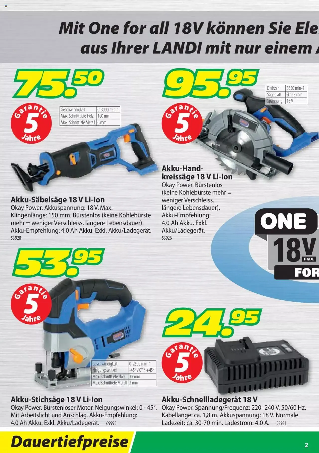 Landi - Elektrowerkzeug 2022 von 28. März bis 31. Dezember 2023 - Prospekt seite  2