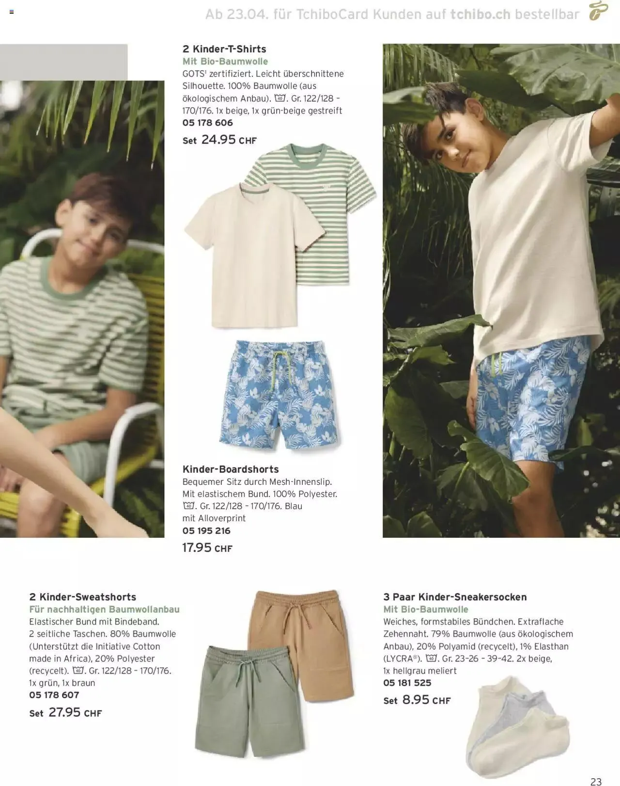 Tchibo Aktionen von 22. April bis 31. Dezember 2024 - Prospekt seite  23