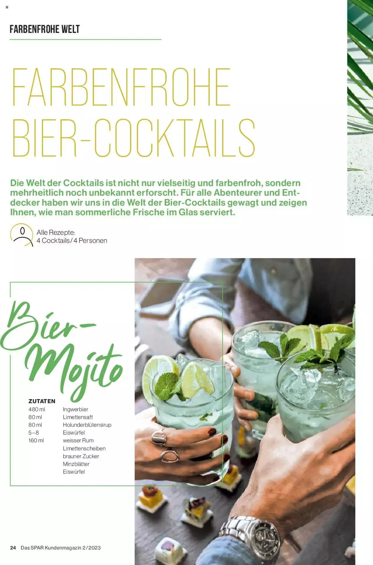 SPAR Kundenmagazin von 31. Mai bis 31. Dezember 2023 - Prospekt seite  24