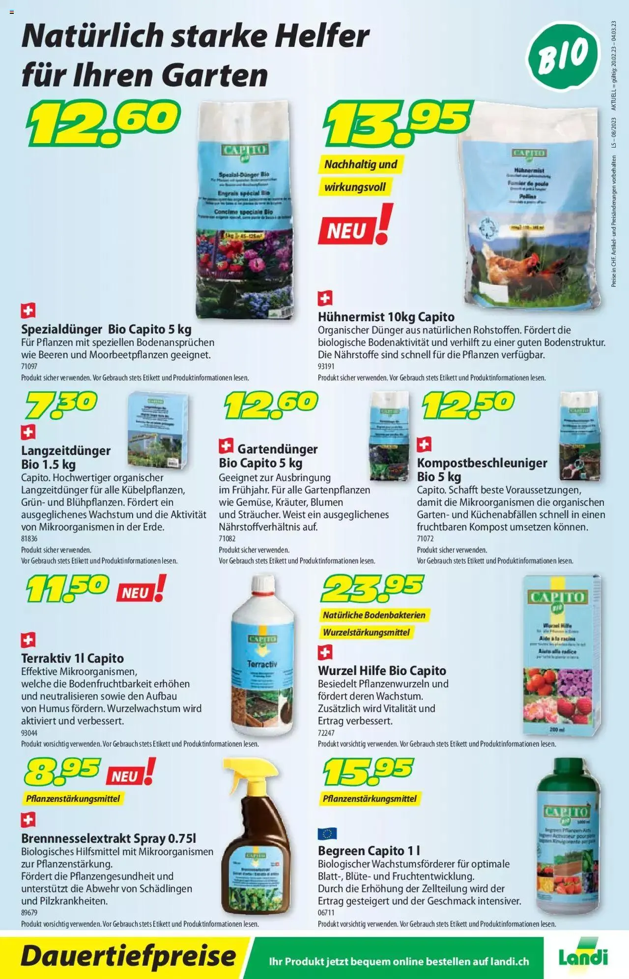 Landi - Aktueller Prospekt von 20. Februar bis 31. Dezember 2023 - Prospekt seite 16