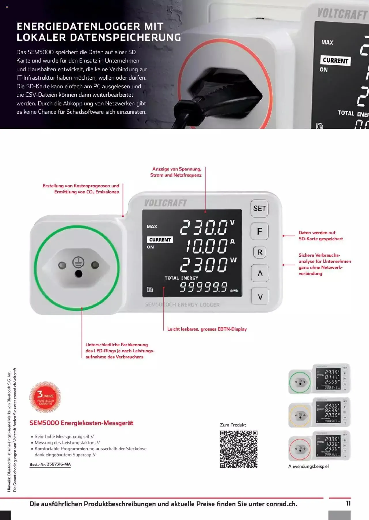 Conrad - Voltcraft News von 27. Januar bis 31. Dezember 2023 - Prospekt seite 11
