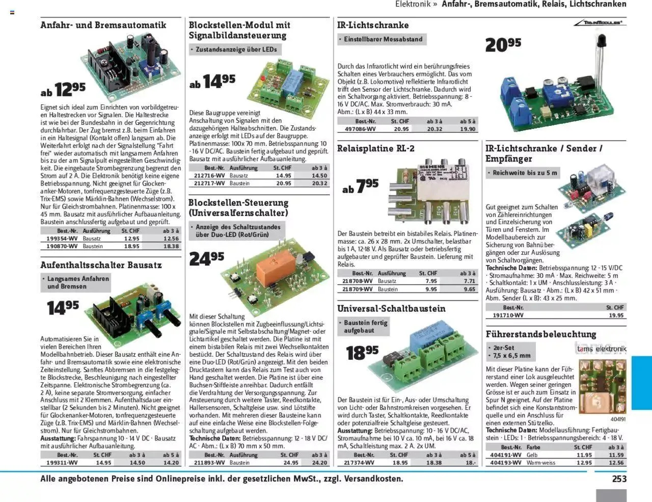 Conrad - Modellbahn 2021/22 von 1. Januar bis 31. Dezember 2023 - Prospekt seite  255