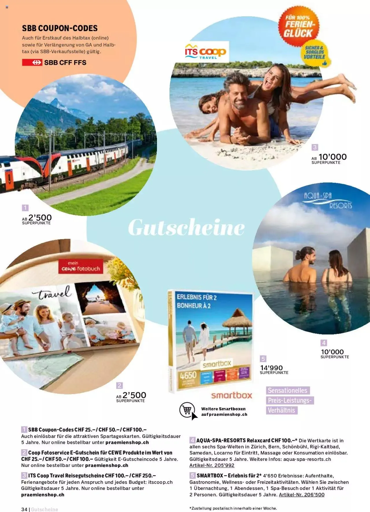 Coop Praemien Shop Aktionen von 14. Mai bis 31. Dezember 2024 - Prospekt seite  34