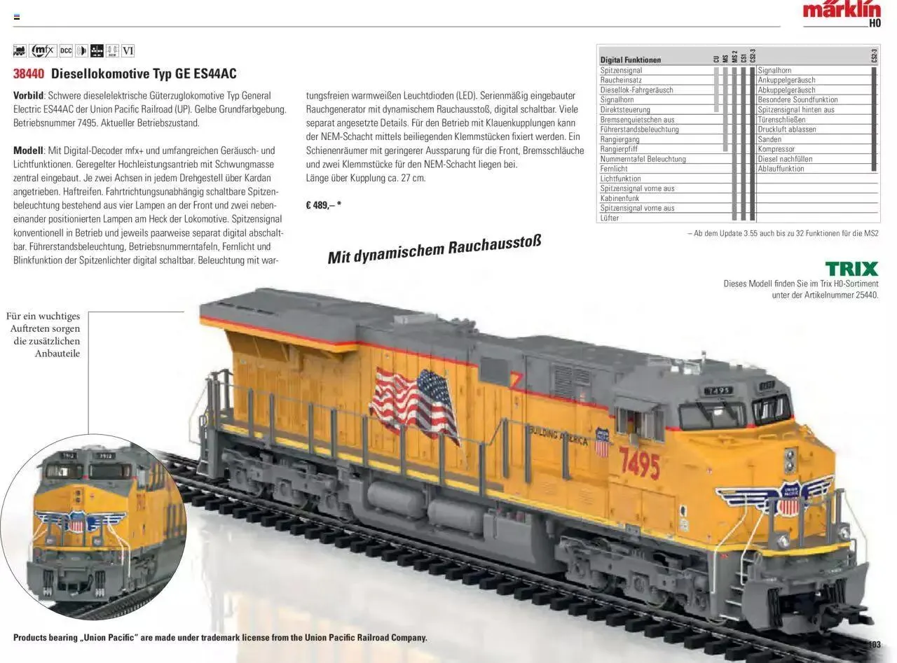 Conrad Märklin Neuheiten 2023 von 13. März bis 31. Dezember 2023 - Prospekt seite  105