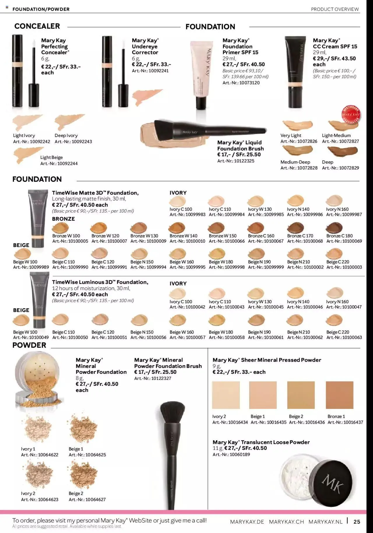 Mary Kay - Aktueller Prospekt von 1. November bis 31. Dezember 2023 - Prospekt seite 25