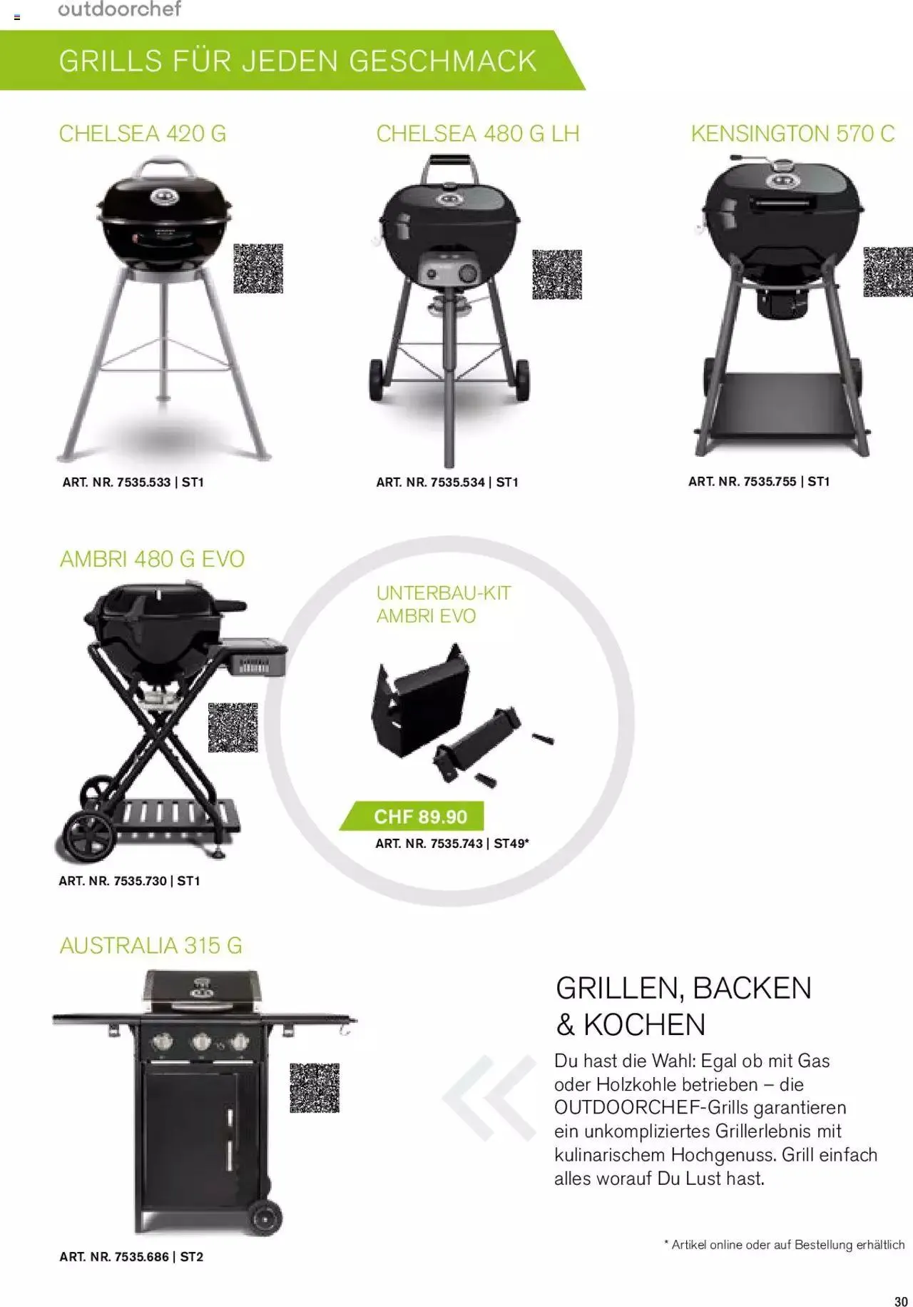 DO IT+GARDEN MIGROS Aktionen Grill von 26. Februar bis 31. Dezember 2024 - Prospekt seite  30