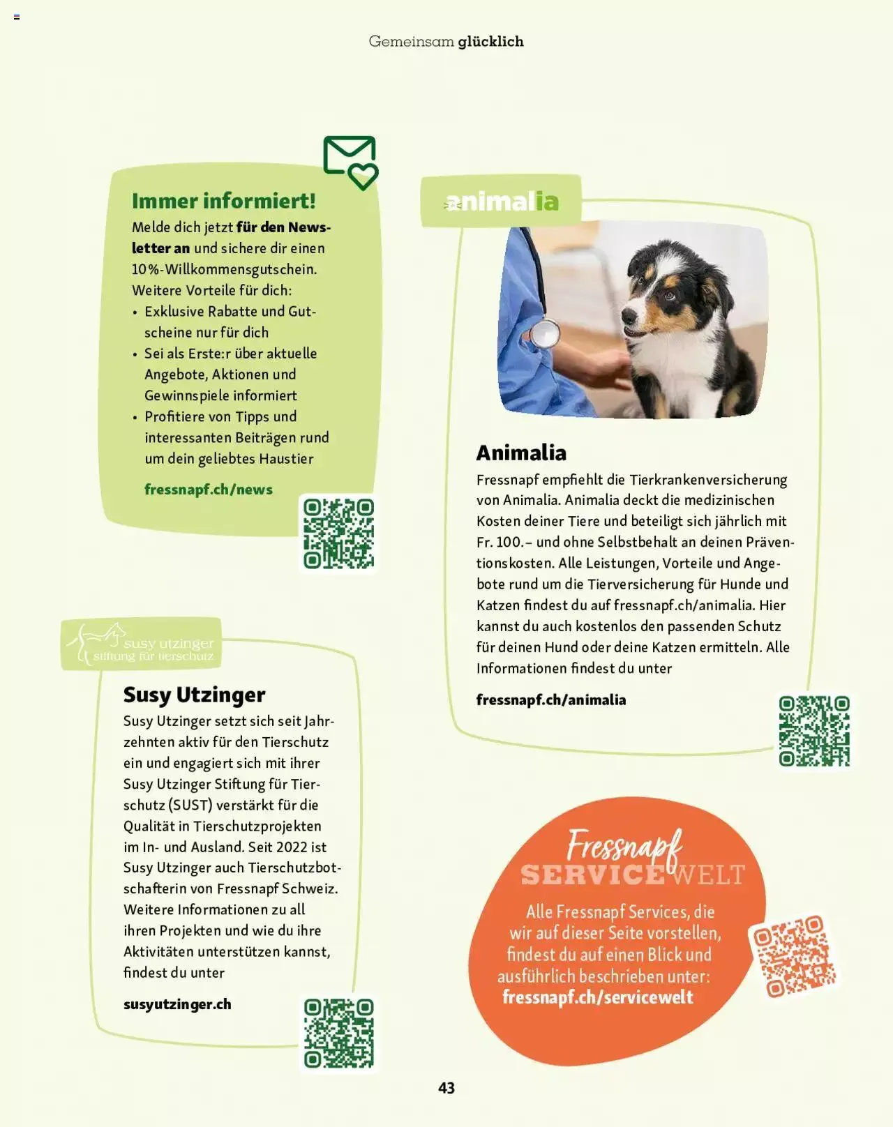 Fressnapf Magazin von 1. September bis 31. Oktober 2023 - Prospekt seite  43