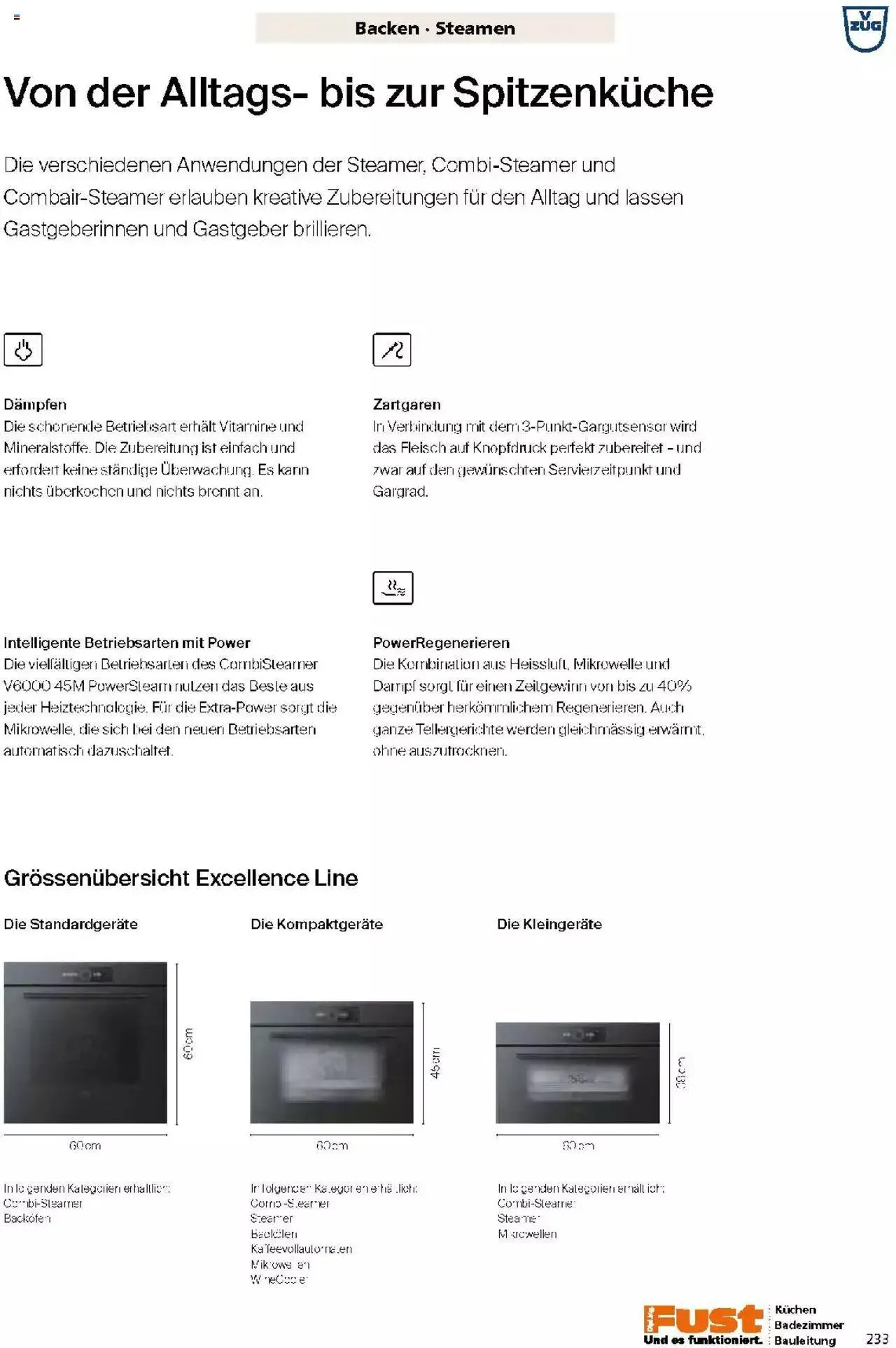 Fust Küchen- und Badezimmerprospekt von 4. März bis 31. Dezember 2024 - Prospekt seite 233