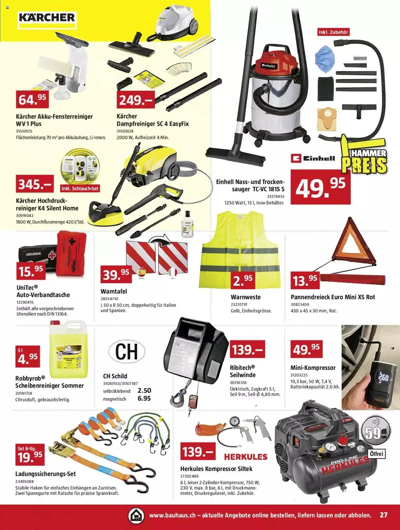 Bauhaus Aktionen von 27. Mai bis 30. Juni 2024 - Prospekt seite 27