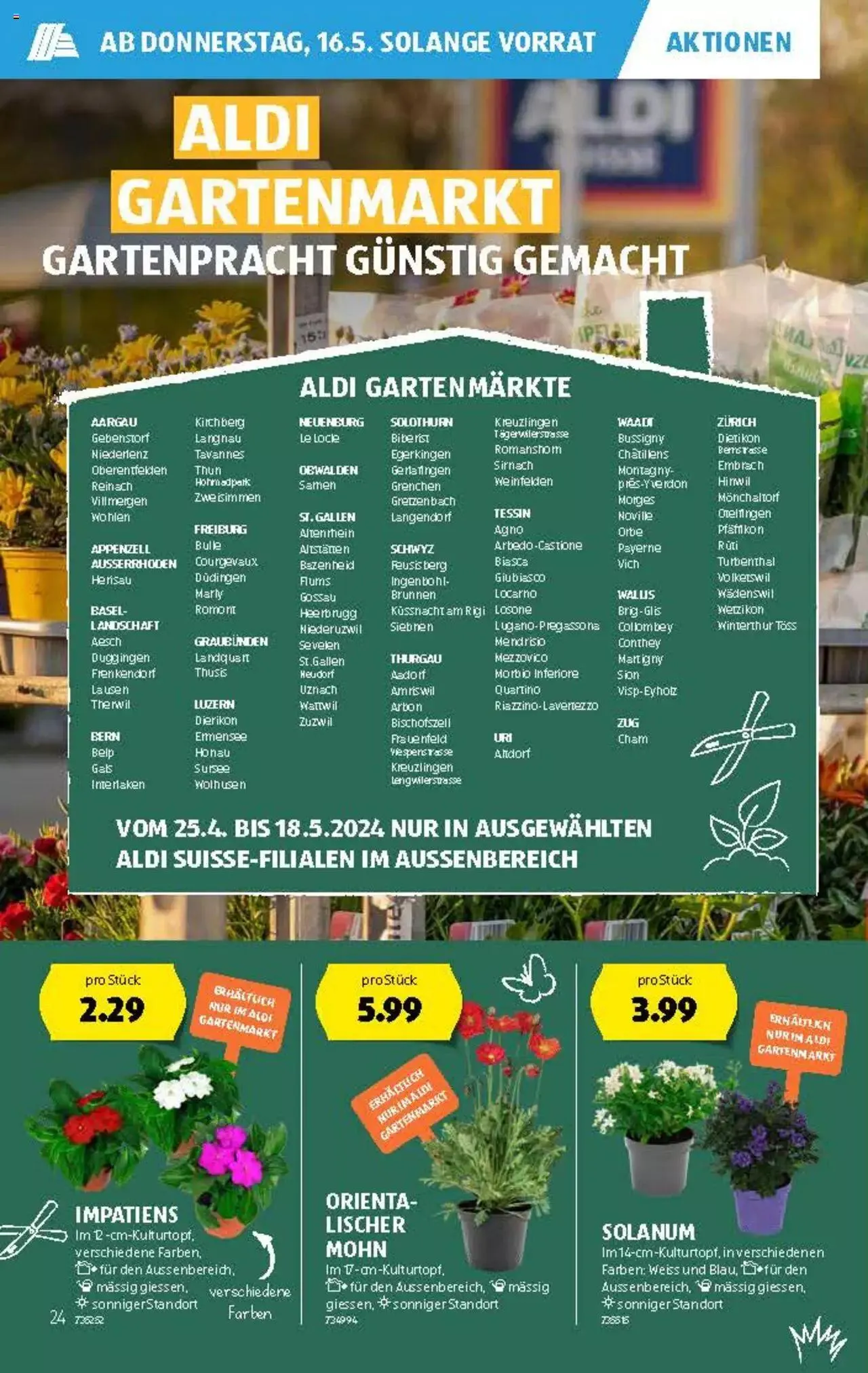 Aldi Aktionen von 16. Mai bis 22. Mai 2024 - Prospekt seite  23