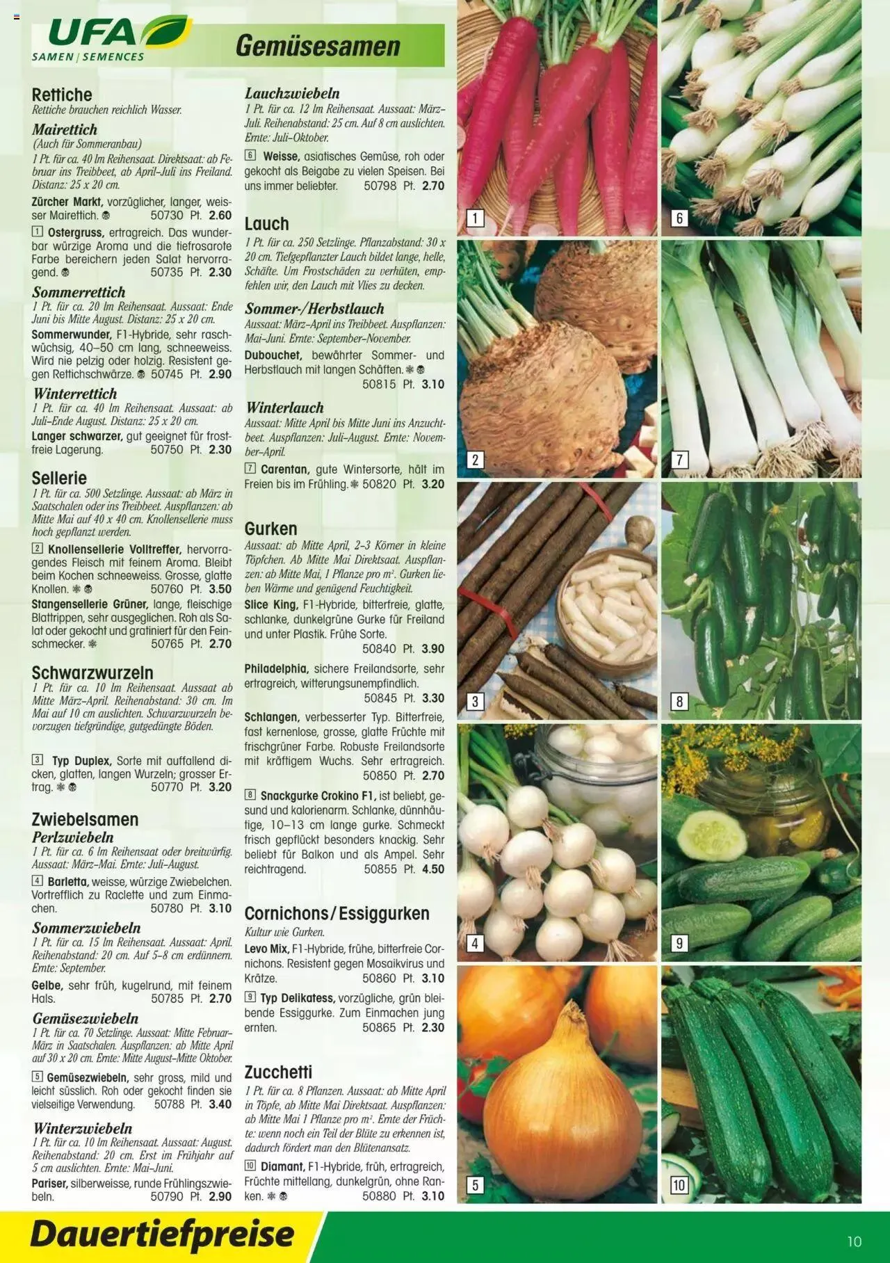 Landi - Gartensamenkatalog 2023 von 10. Januar bis 31. Dezember 2023 - Prospekt seite  10