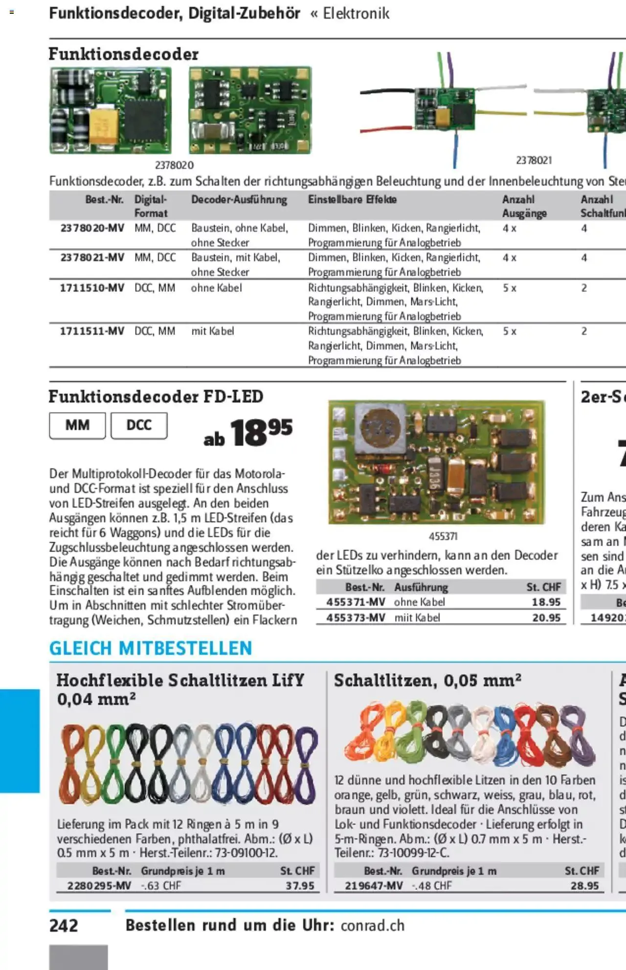 Conrad - Modellbahn Katalog 2022/23 von 5. September bis 31. Dezember 2023 - Prospekt seite  487