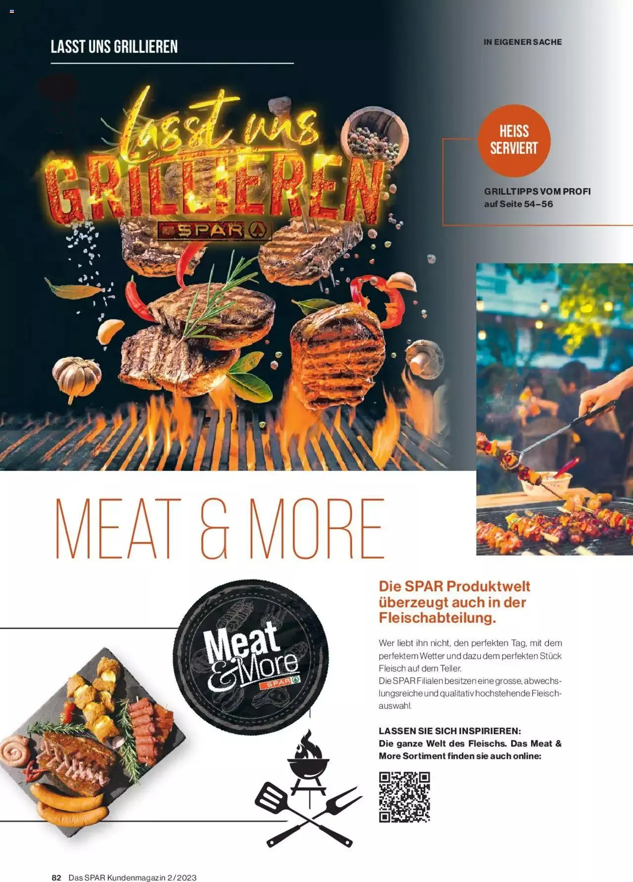 SPAR Kundenmagazin von 31. Mai bis 31. Dezember 2023 - Prospekt seite 82