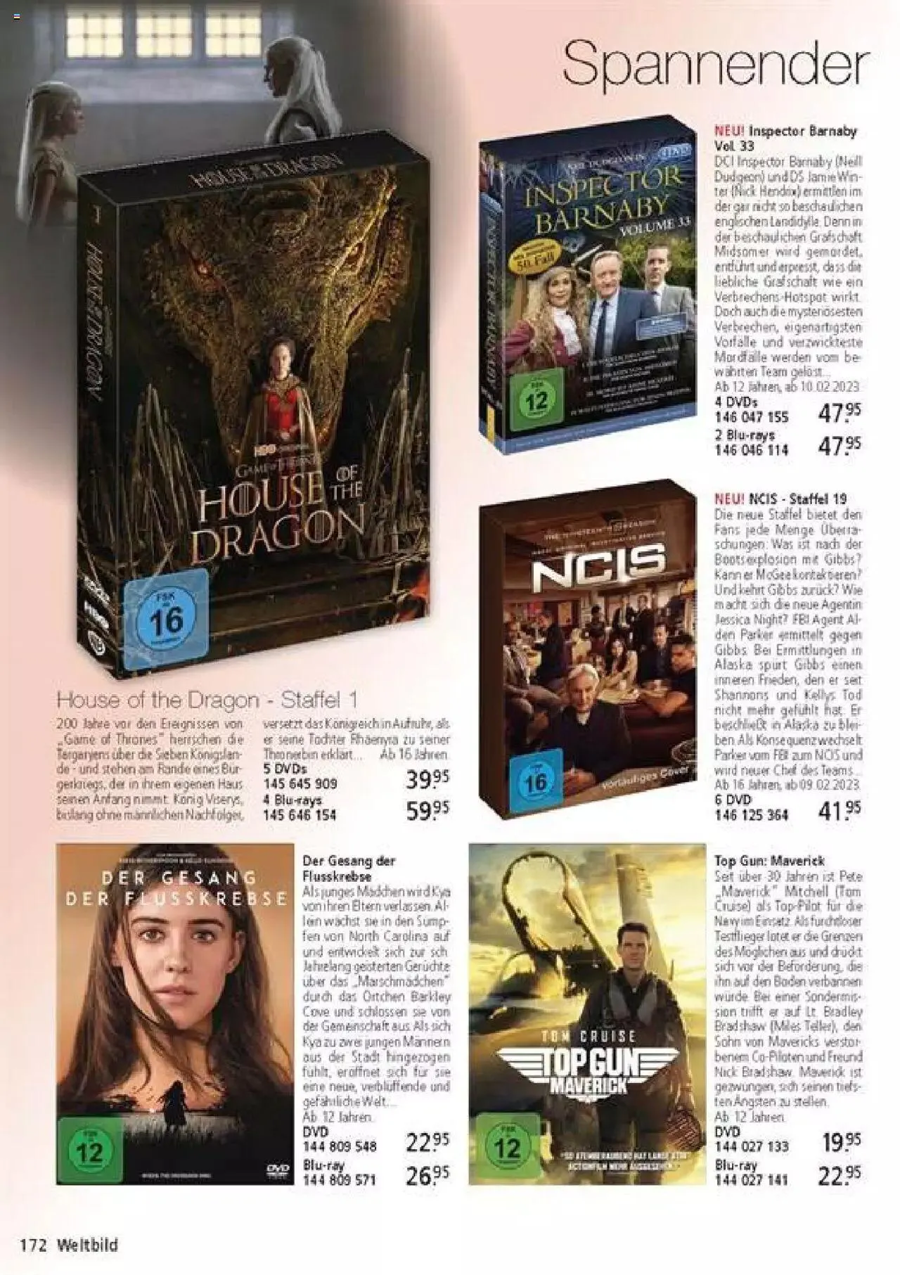 Weltbild - Aktueller Prospekt von 27. Januar bis 31. Dezember 2023 - Prospekt seite  172