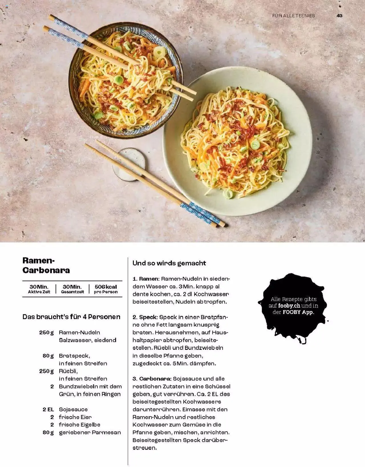 Coop Magazin Familien von 18. Juni bis 31. Dezember 2024 - Prospekt seite  43