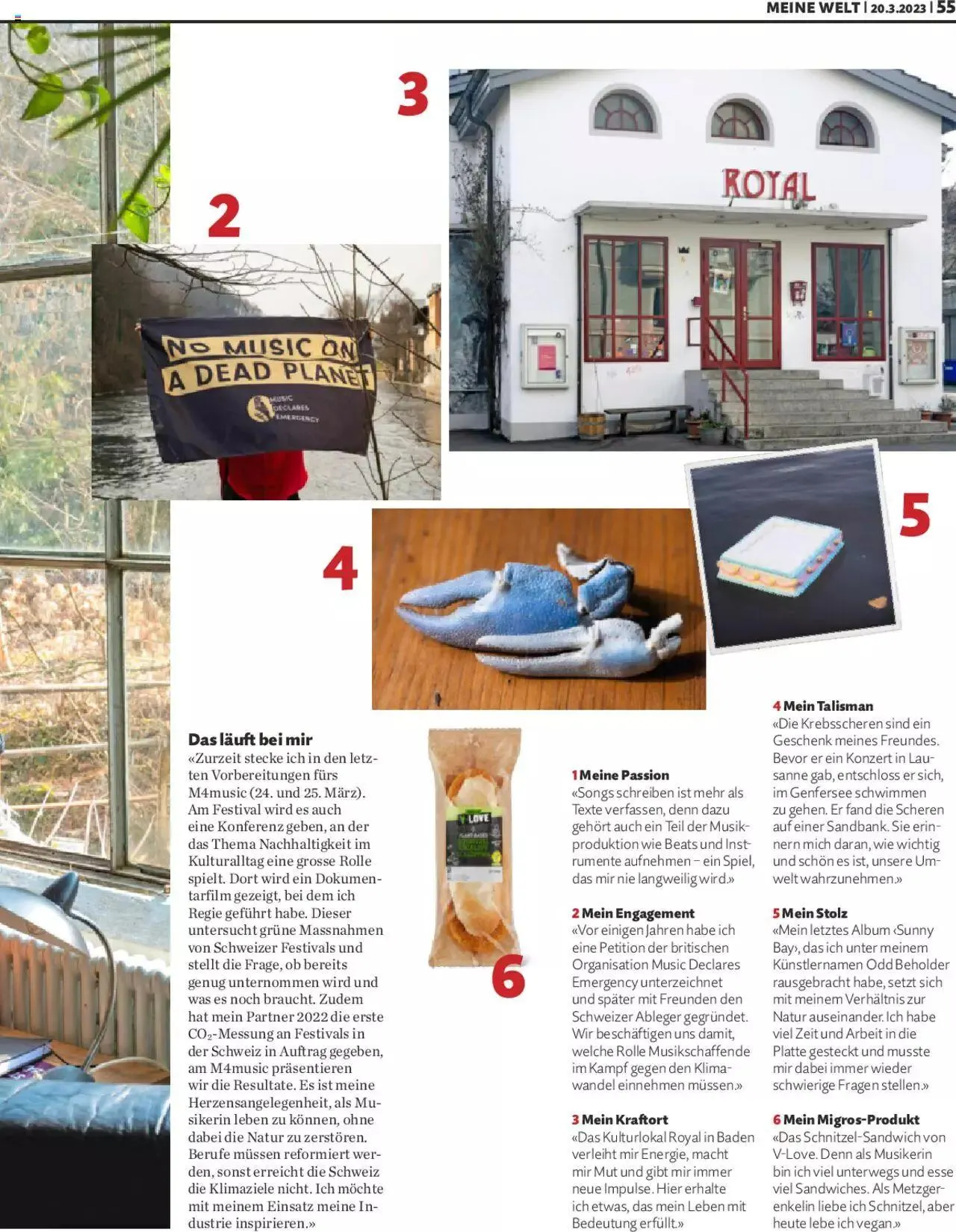 Migros - Magazin von 20. März bis 31. Dezember 2023 - Prospekt seite 55