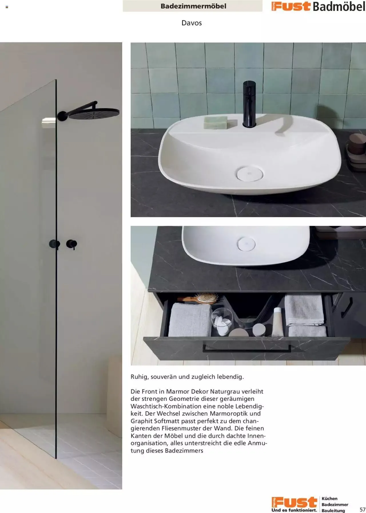 Fust Aktionen Badezimmermagazin von 17. April bis 31. Dezember 2024 - Prospekt seite  57