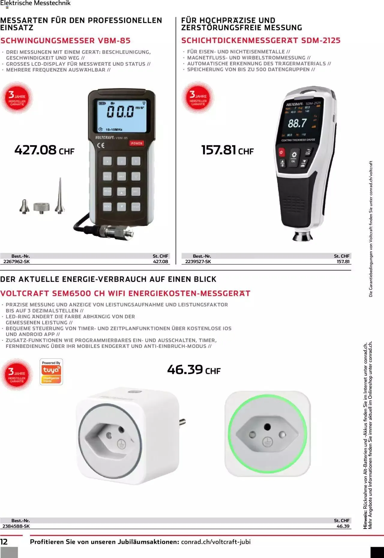 Conrad - 40 Jahre Voltcraft von 30. November bis 31. Dezember 2023 - Prospekt seite  14