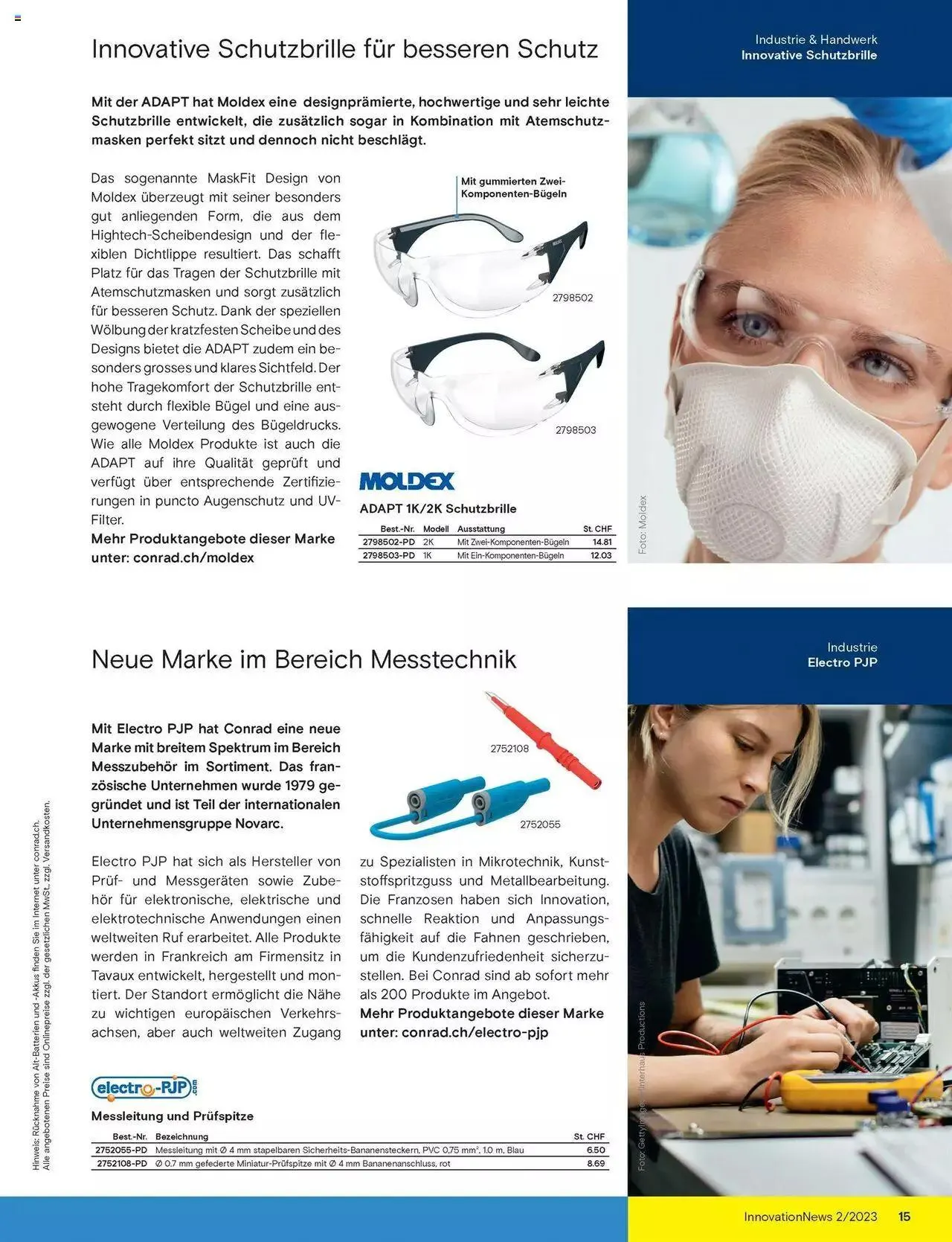 Conrad Handwerk und Technik von 8. Mai bis 31. Dezember 2023 - Prospekt seite  15