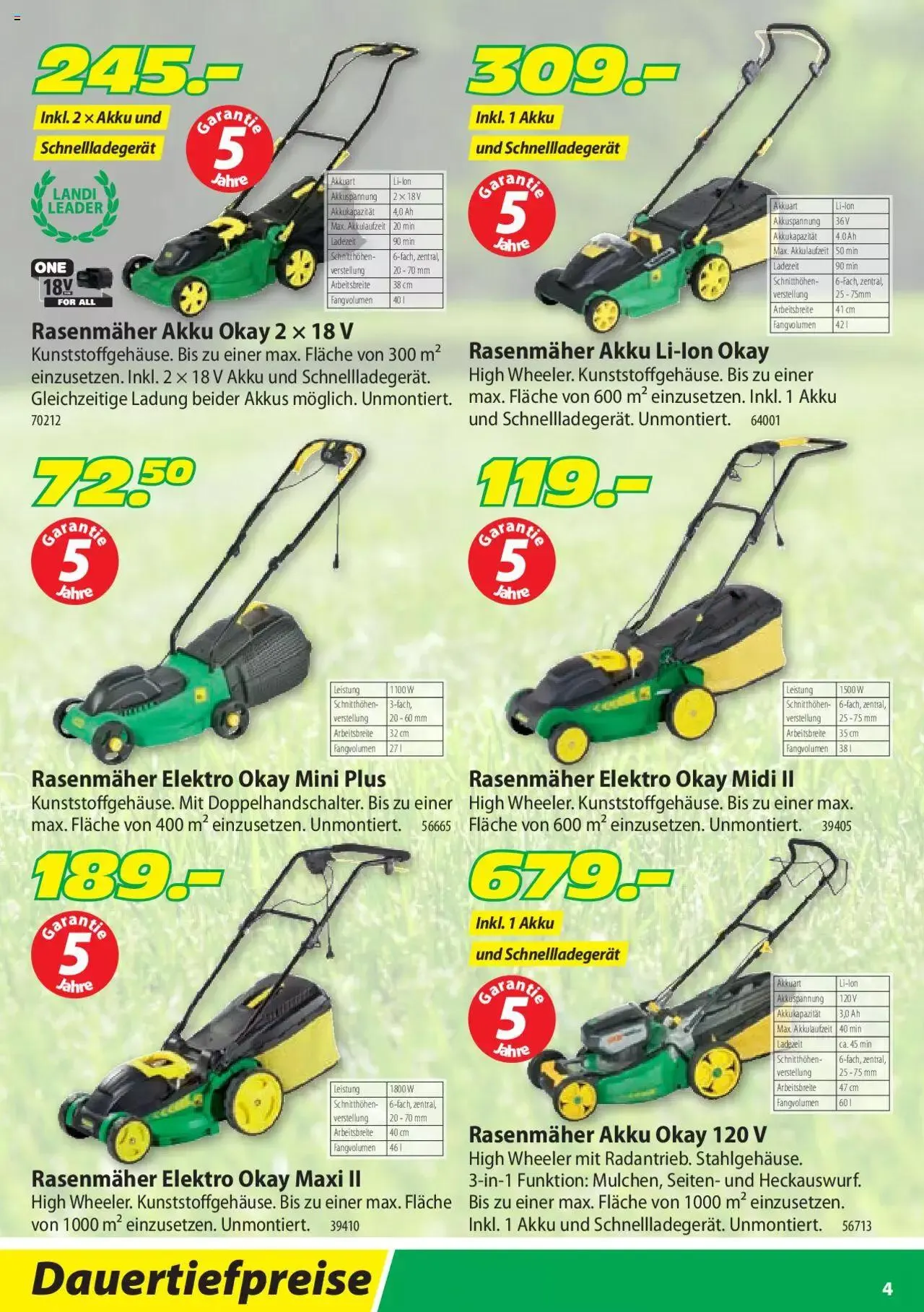 Landi - Motorgeräte 2022 von 1. April bis 31. Dezember 2023 - Prospekt seite 4