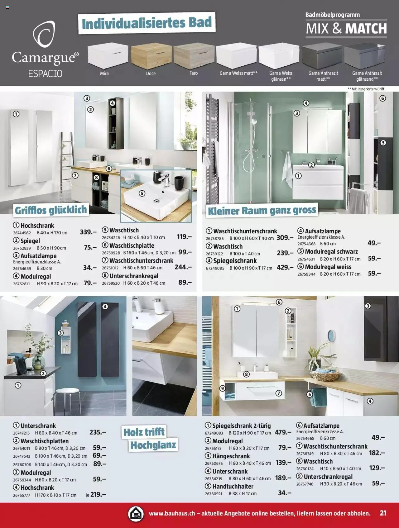Bauhaus Aktionen von 26. Juni bis 30. Juli 2023 - Prospekt seite  21