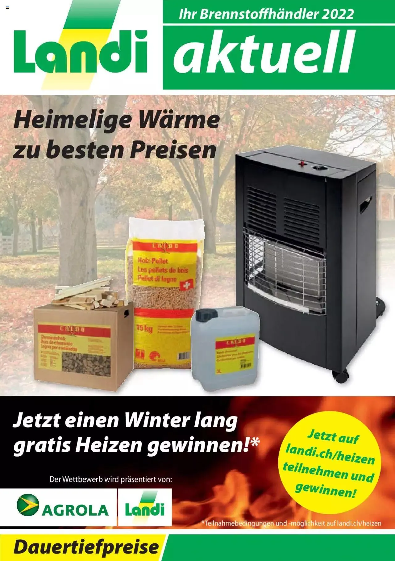 Landi - Ihr Brennstoffhändler 2022 von 29. September bis 31. Dezember 2023 - Prospekt seite  1