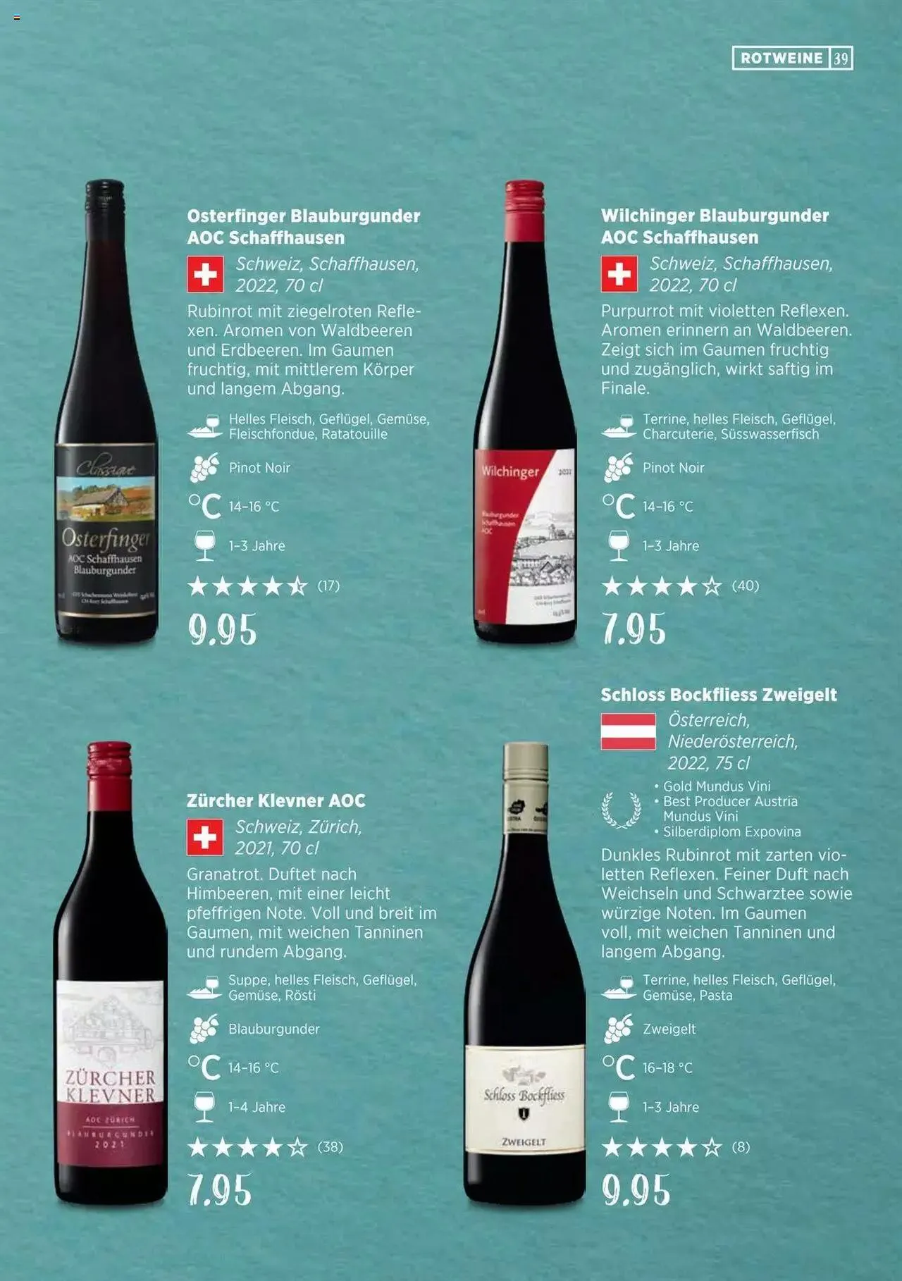 Denner Wine Guide 2023/2024 DE von 11. September bis 31. Dezember 2023 - Prospekt seite  38