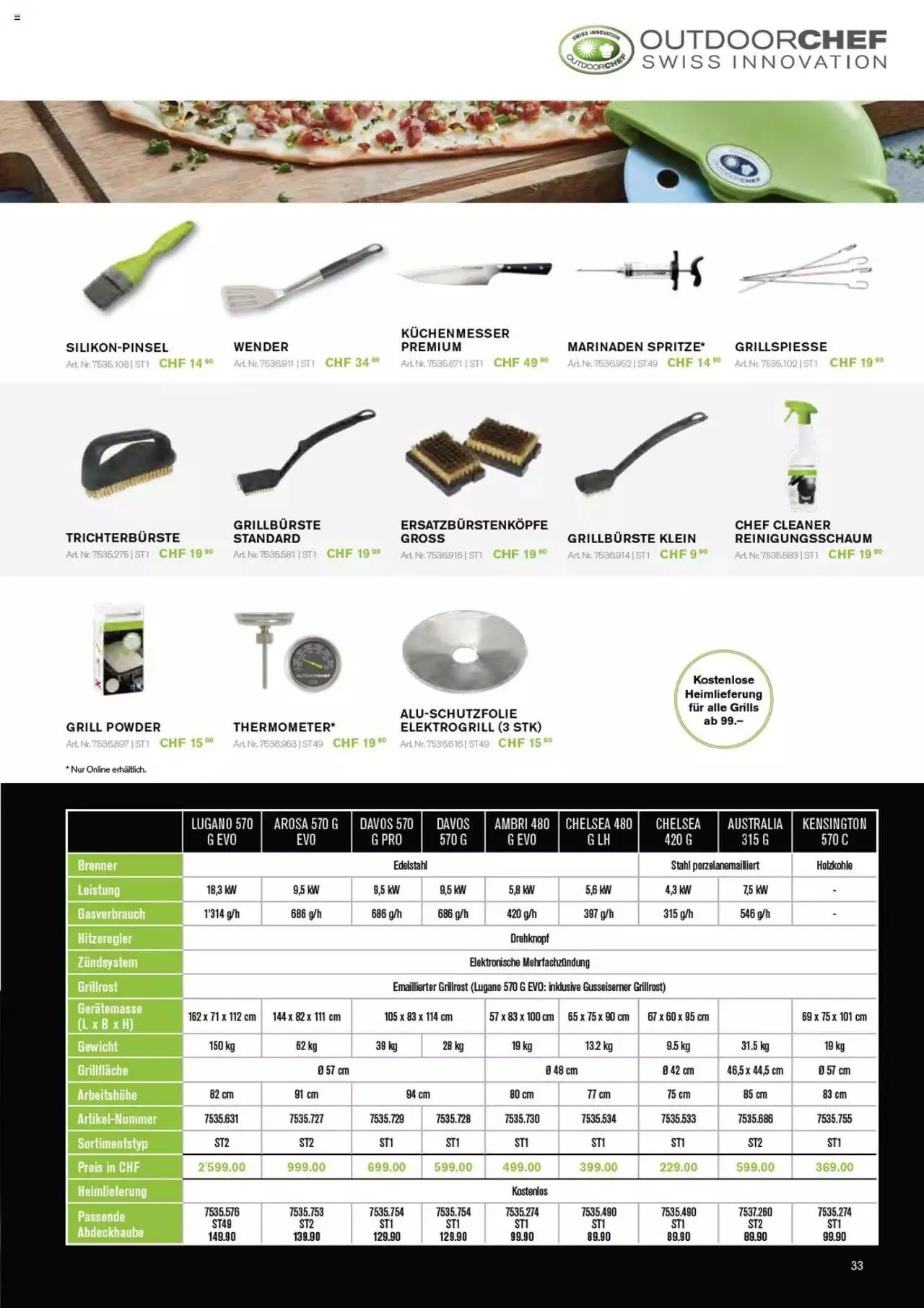 DO IT+GARDEN MIGROS - Grill von 13. Februar bis 31. Dezember 2023 - Prospekt seite  33