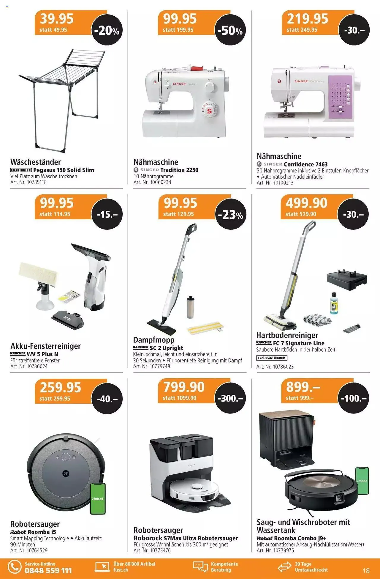 Fust Aktionen von 30. Mai bis 23. Juni 2024 - Prospekt seite 18