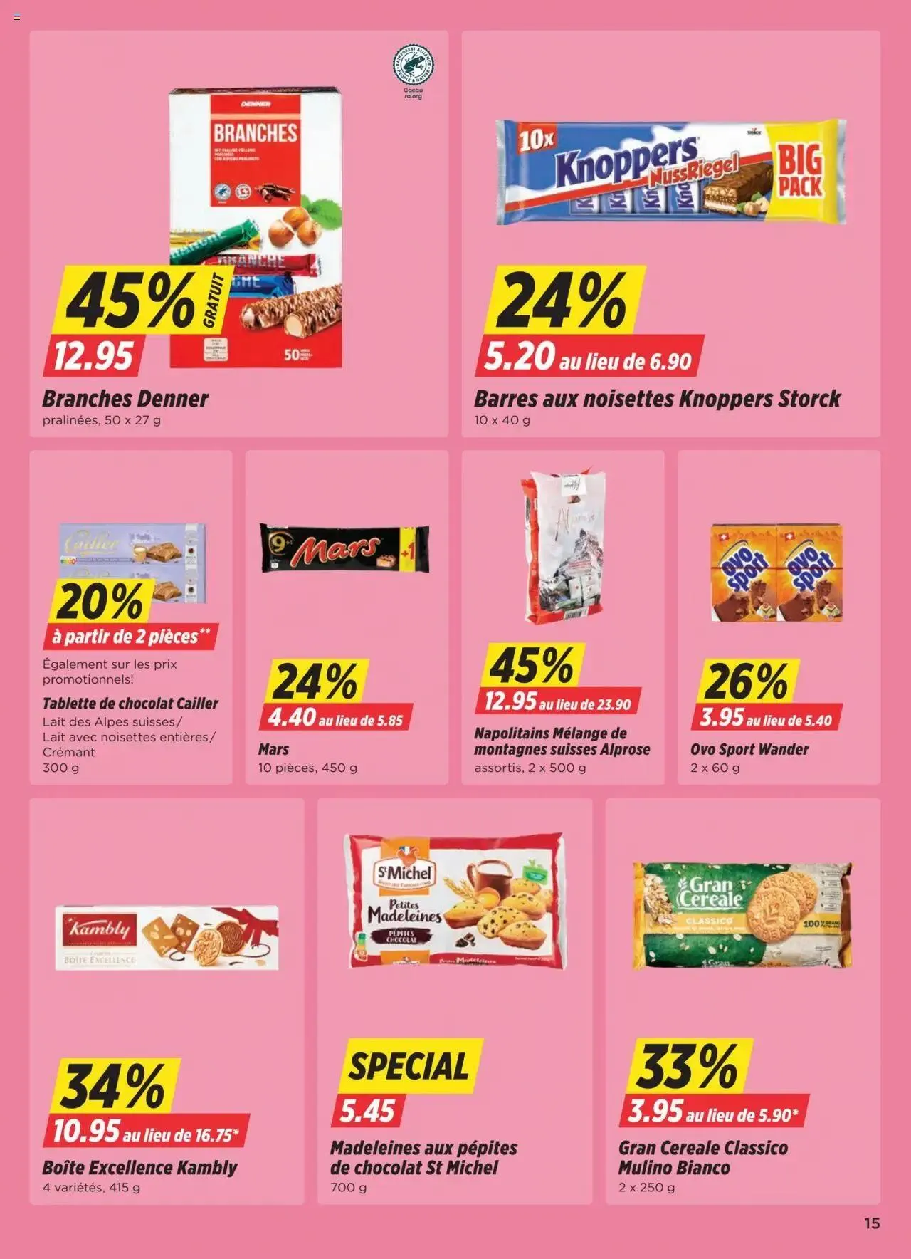 Denner Aktionen FR von 27. August bis 2. September 2024 - Prospekt seite  15