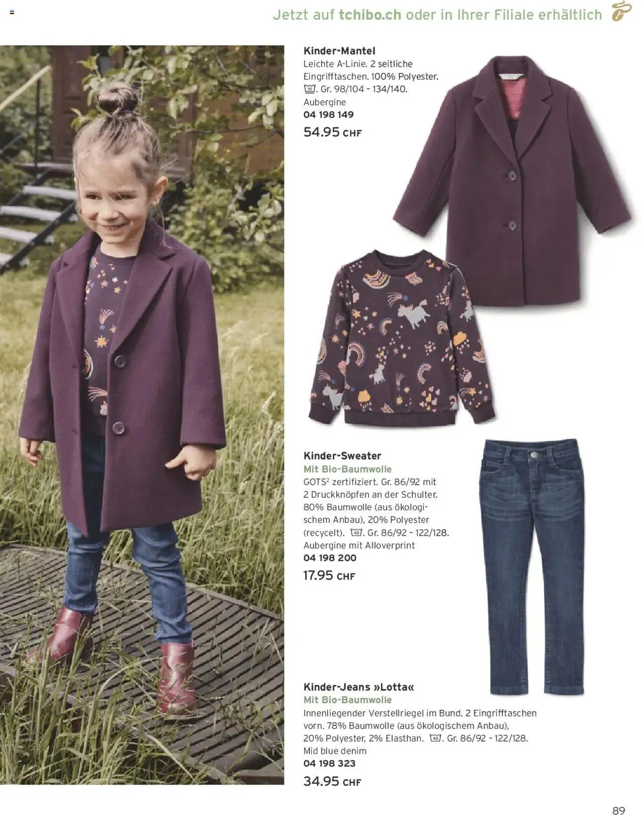 Tchibo Aktionen von 1. Oktober bis 31. Oktober 2024 - Prospekt seite  89