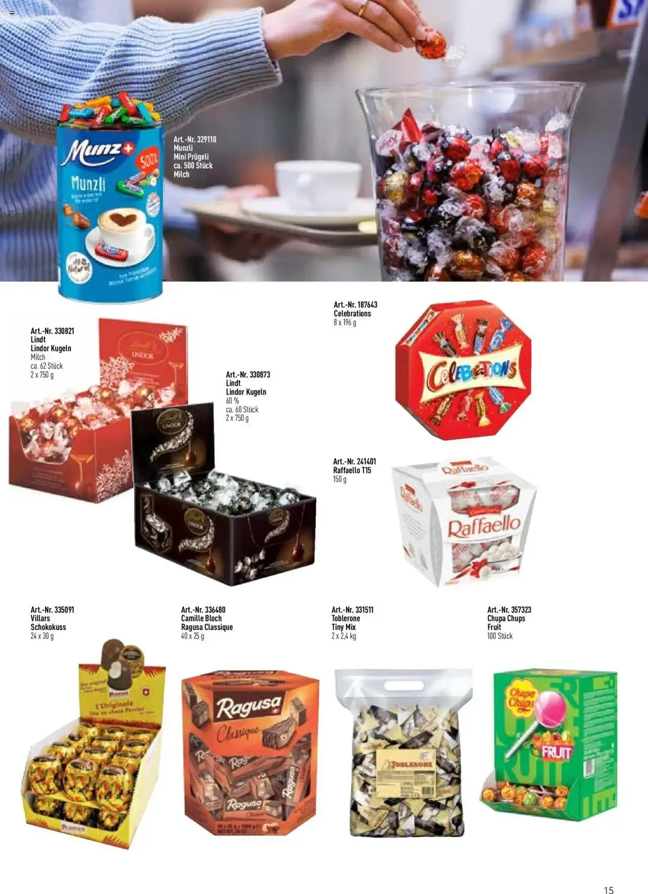 Prodega Aktionen Sortiments-Ideen für Kiosk und Shop von 1. August bis 31. Dezember 2024 - Prospekt seite 15