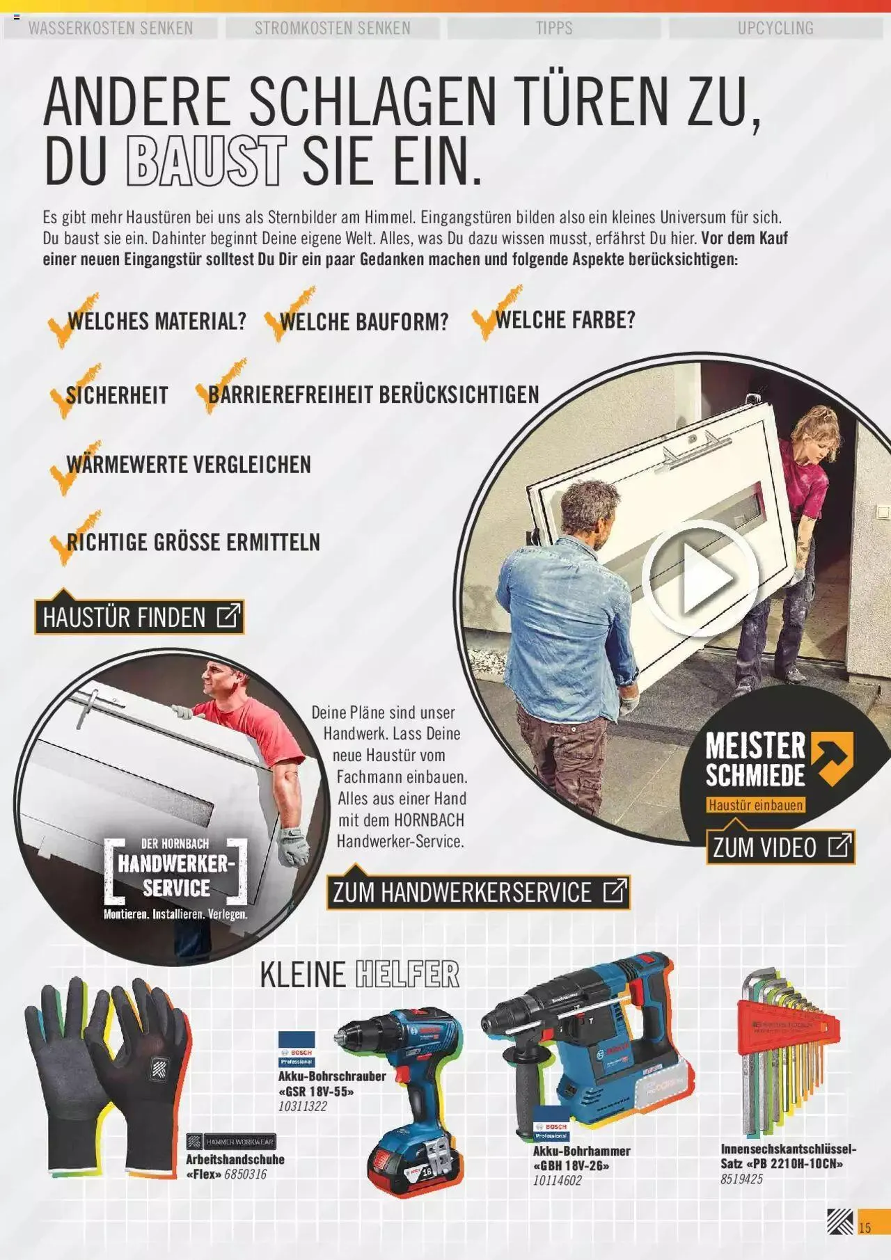 Hornbach Aktionen von 16. August bis 31. Dezember 2023 - Prospekt seite  15