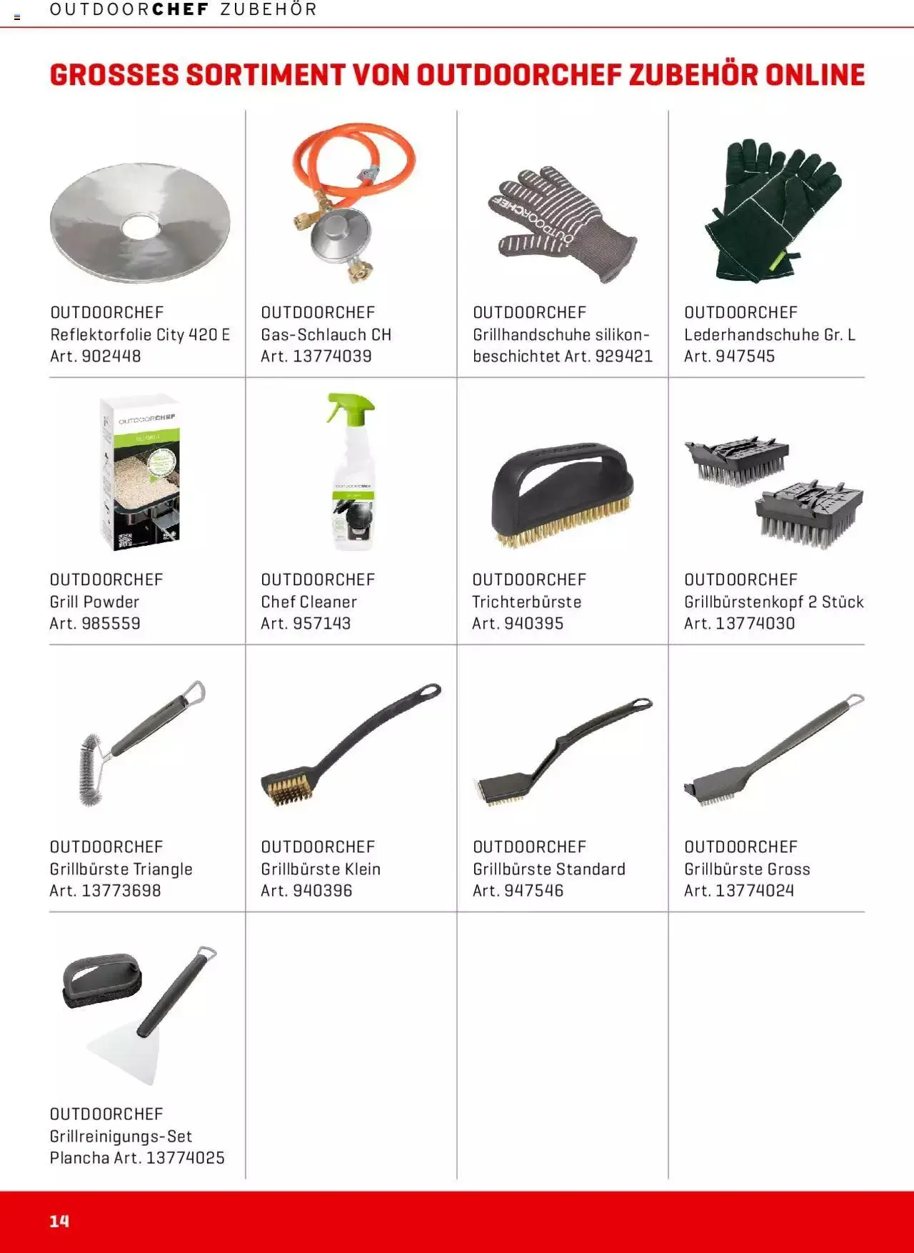 Interdiscount Grill Prospekt von 13. März bis 31. Dezember 2023 - Prospekt seite  14