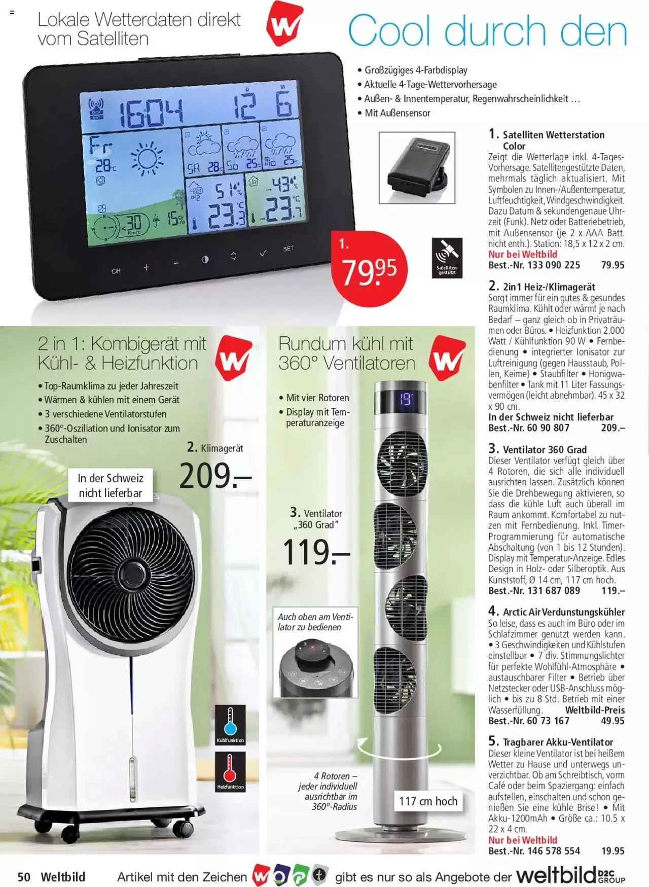 Weltbild Aktionen von 1. Juli bis 31. Juli 2023 - Prospekt seite  50