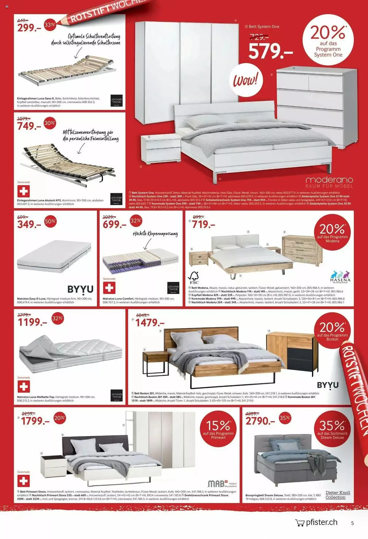 Pfister Aktionen von 27. Juni bis 21. August 2023 - Prospekt seite  5