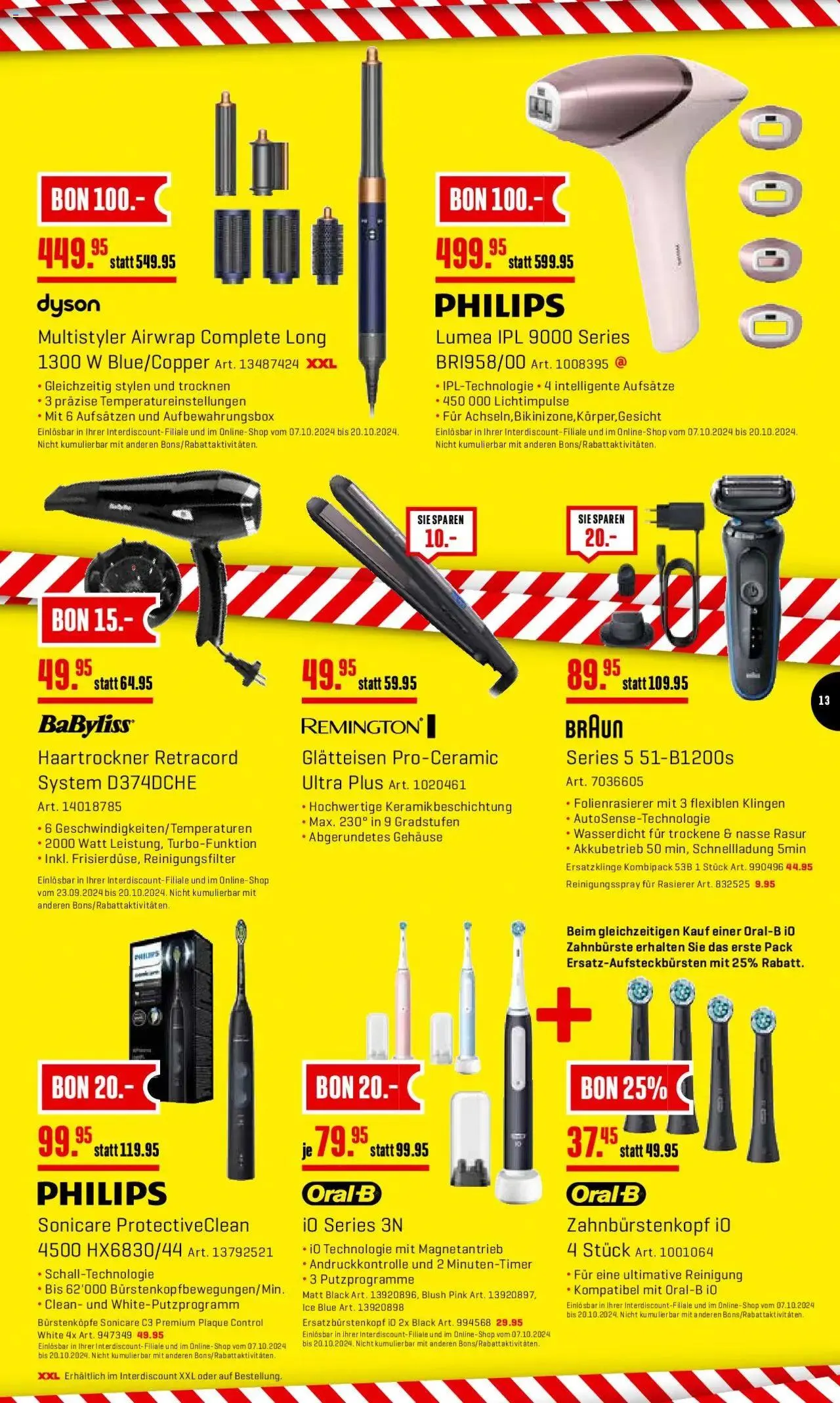 Interdiscount Aktionen von 7. Oktober bis 20. Oktober 2024 - Prospekt seite  13