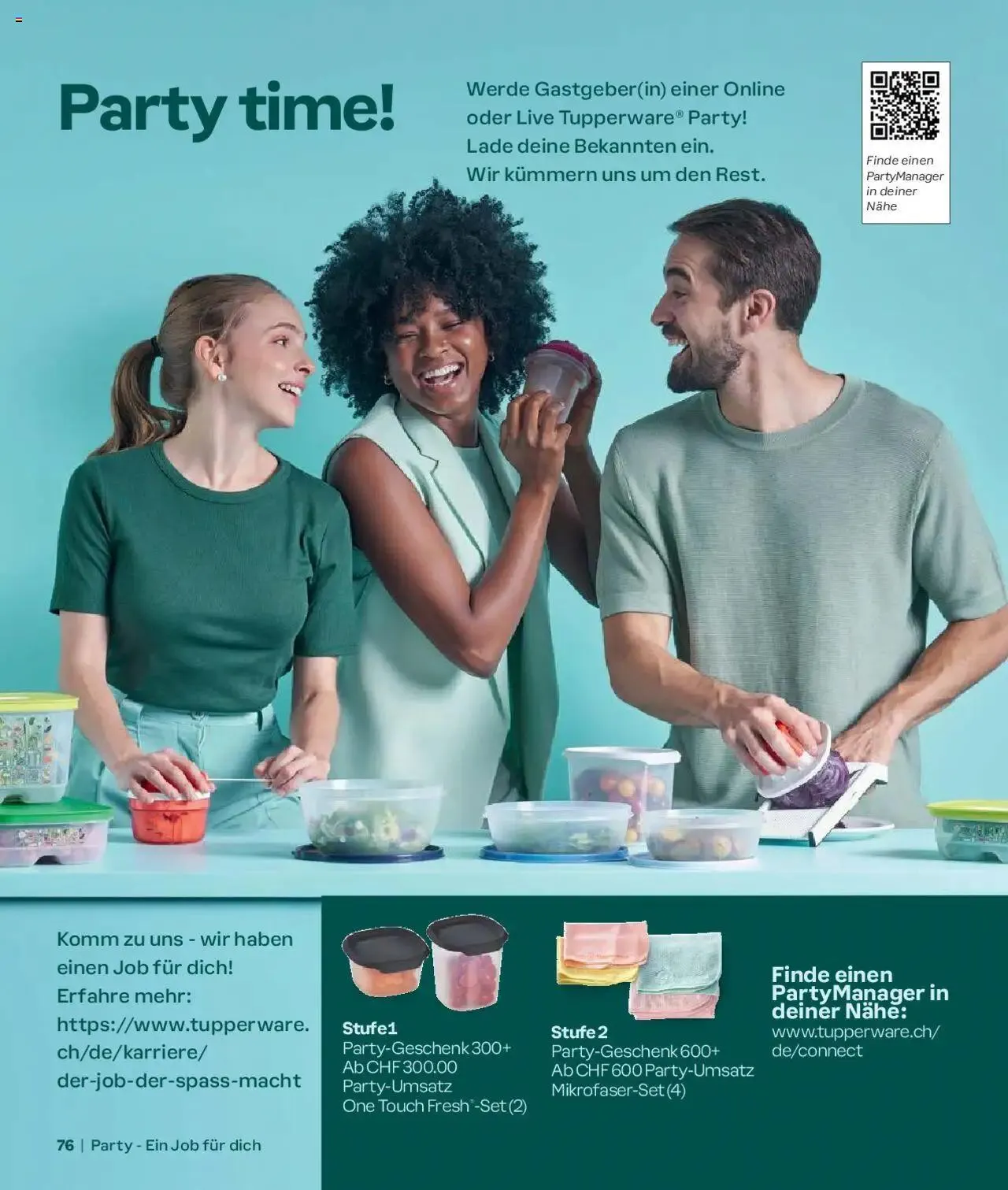 Tupperware Aktionen Herbst / Winter 2024/25 von 2. September bis 31. Dezember 2024 - Prospekt seite  76