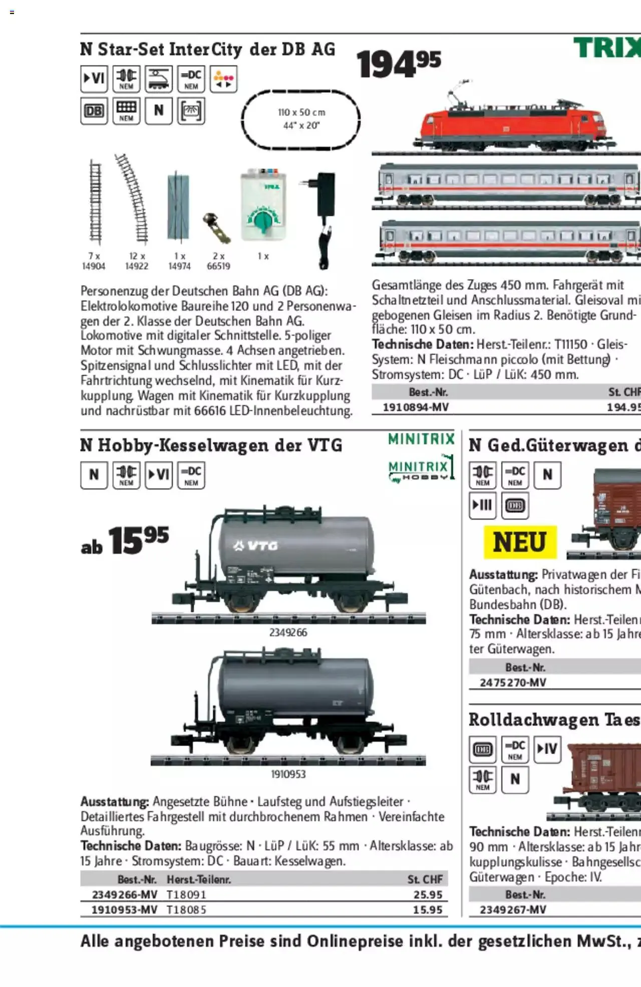 Conrad - Modellbahn Katalog 2022/23 von 5. September bis 31. Dezember 2023 - Prospekt seite  133