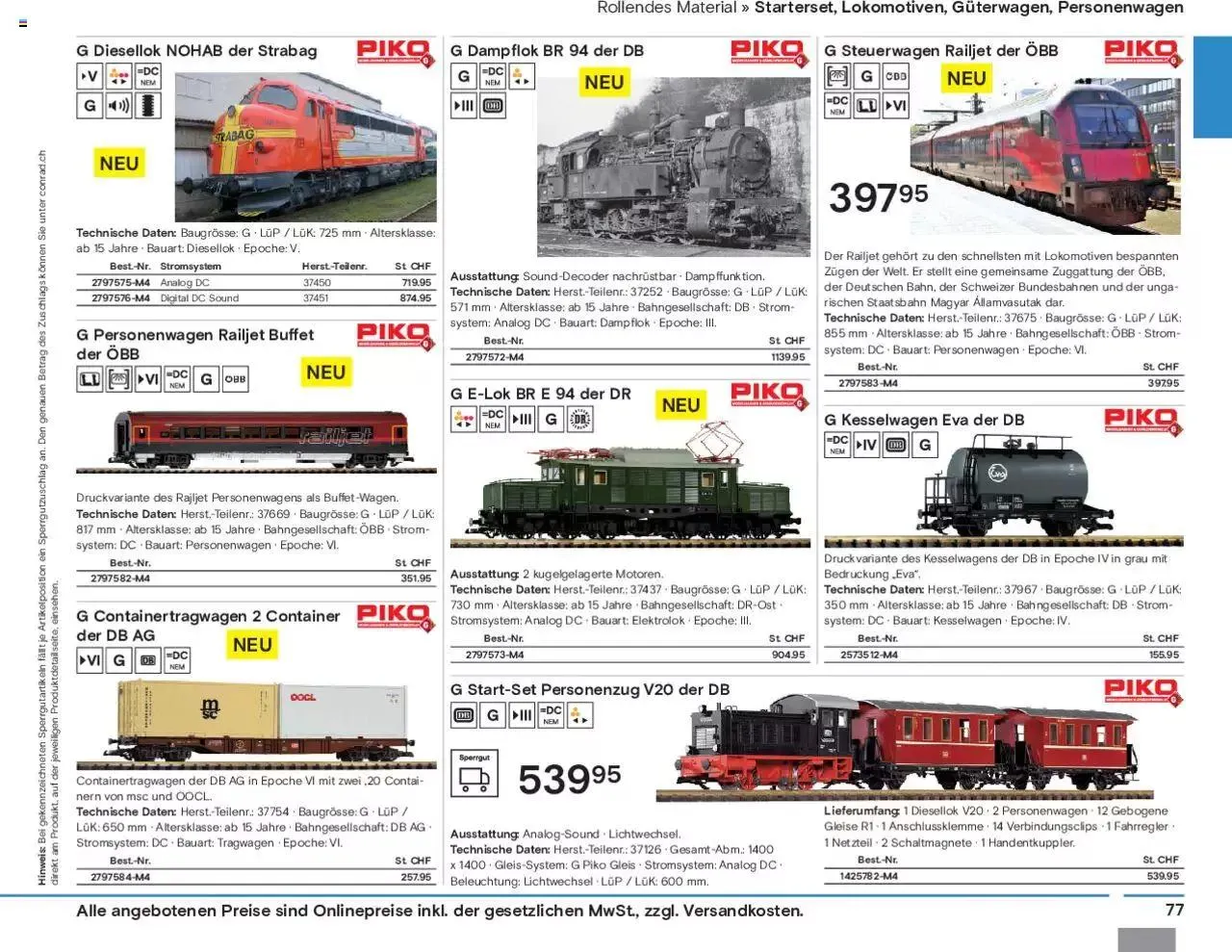 Conrad Modellbahn Katalog 2023/24 von 5. September bis 31. Dezember 2023 - Prospekt seite  79