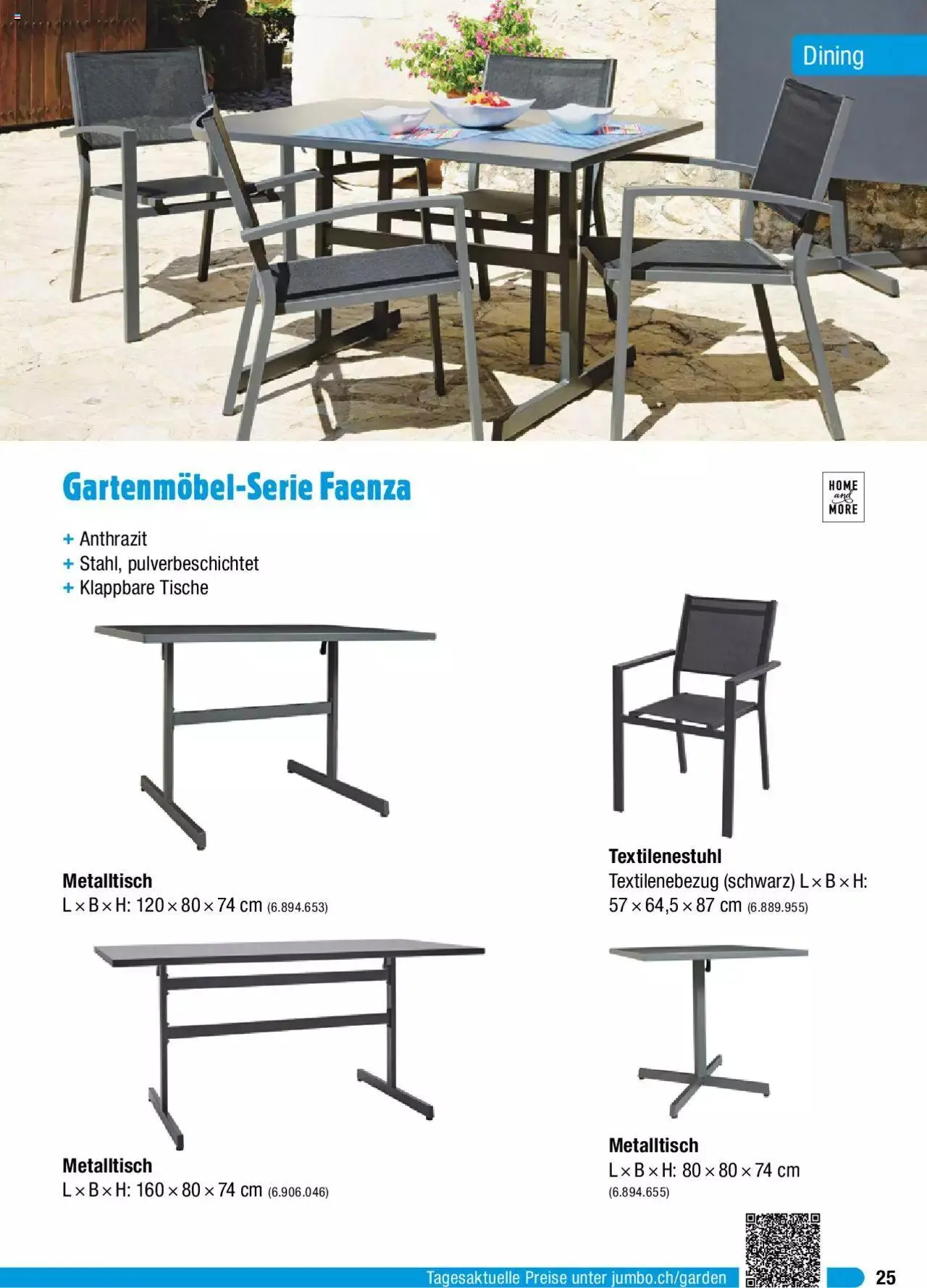 Jumbo Gartenmobelbroschure 2024 von 29. Januar bis 31. Dezember 2024 - Prospekt seite  25