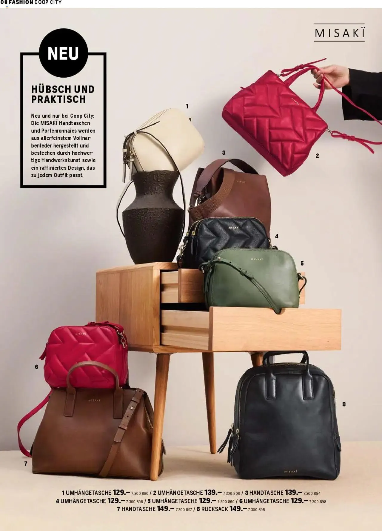 Coop City Aktionen Fruhherbst von 13. August bis 1. September 2024 - Prospekt seite 8