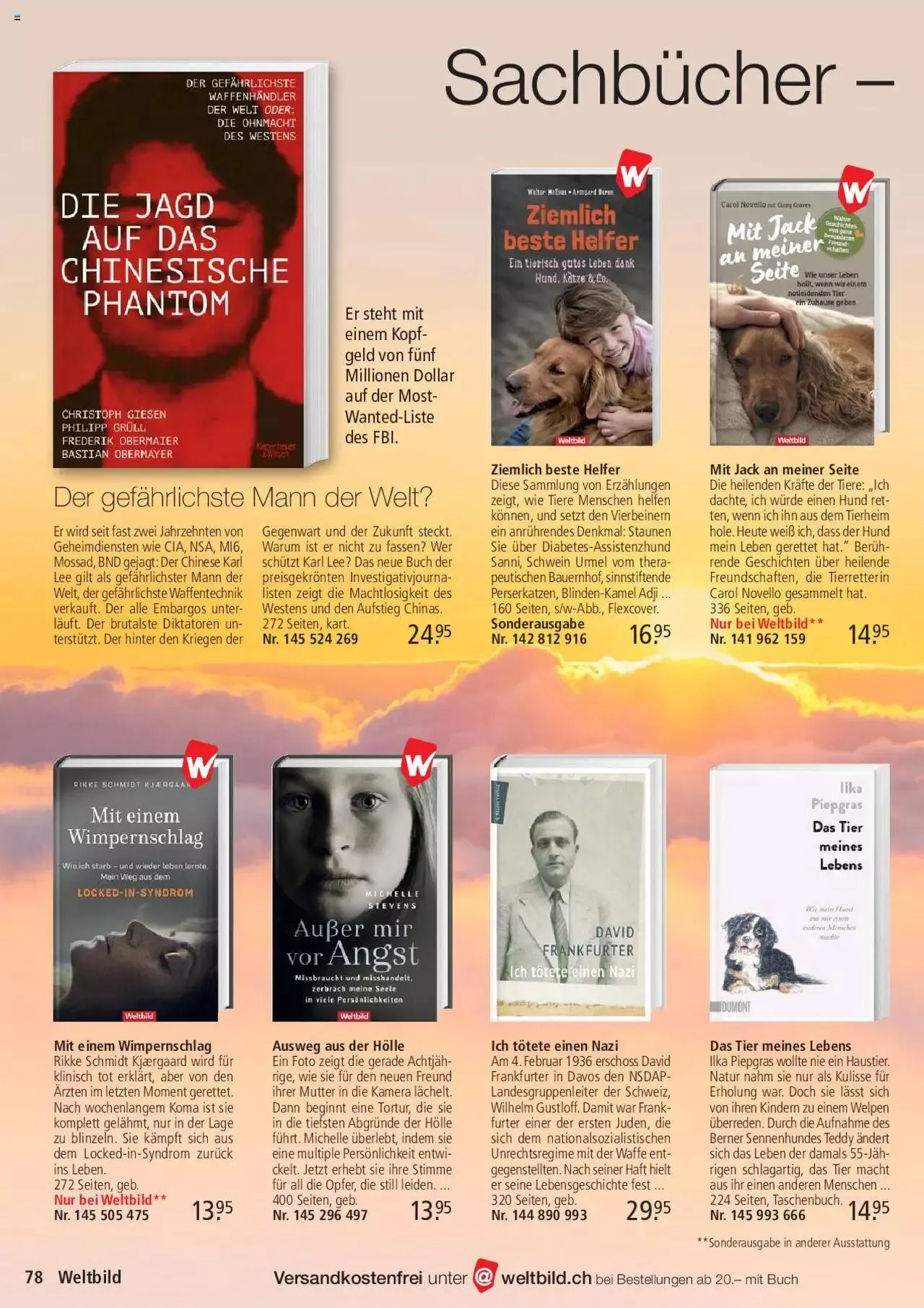 Weltbild Aktionen von 1. Juli bis 31. Juli 2023 - Prospekt seite  78