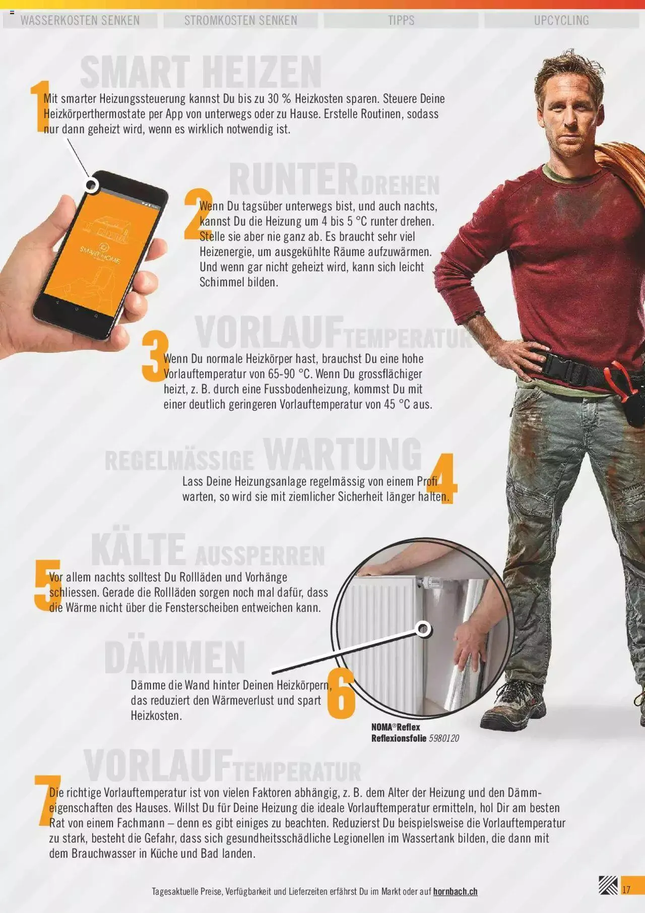 Hornbach Aktionen von 16. August bis 31. Dezember 2023 - Prospekt seite 17