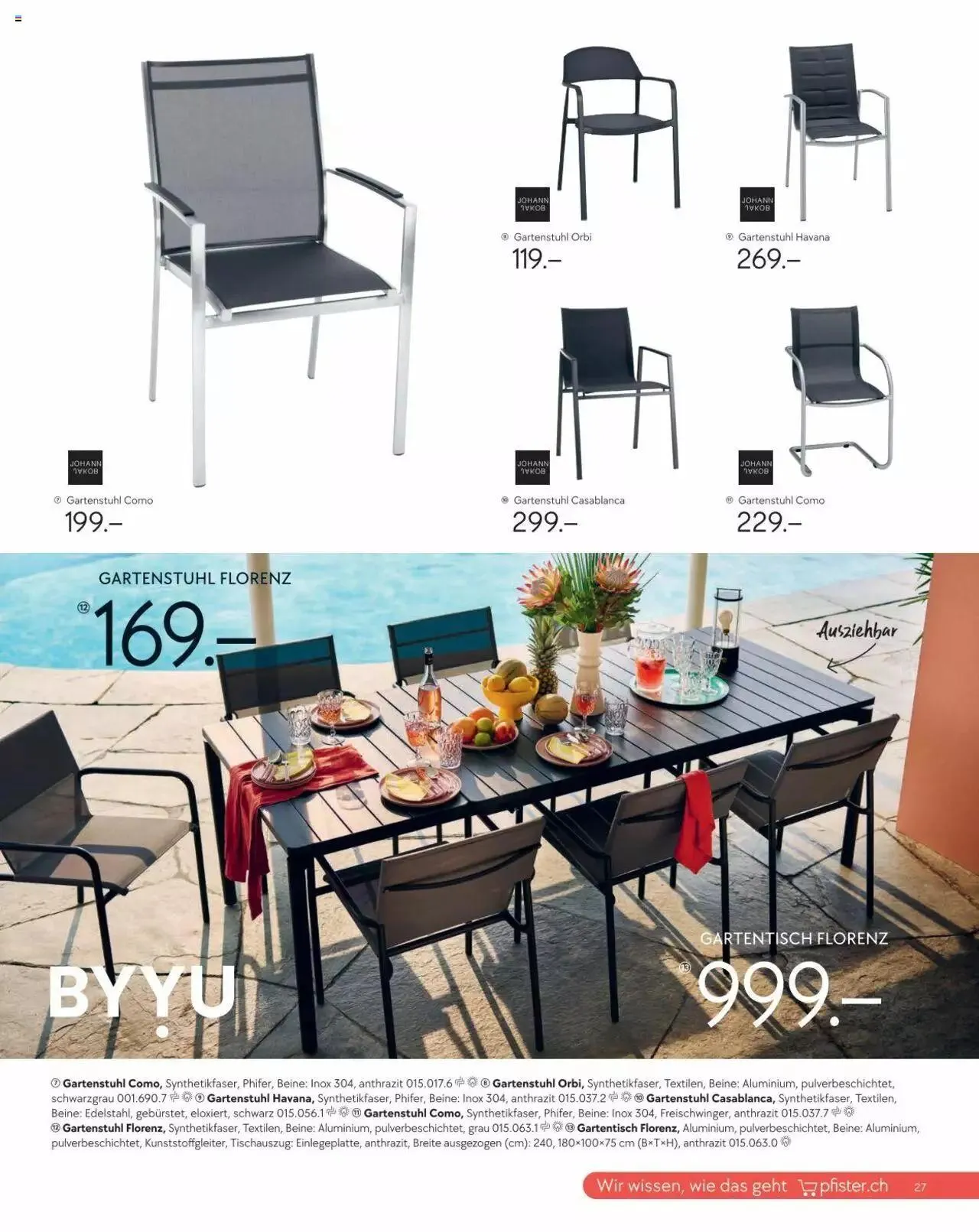 Pfister Aktionen - Garten 2024 von 6. Februar bis 31. Dezember 2024 - Prospekt seite  27
