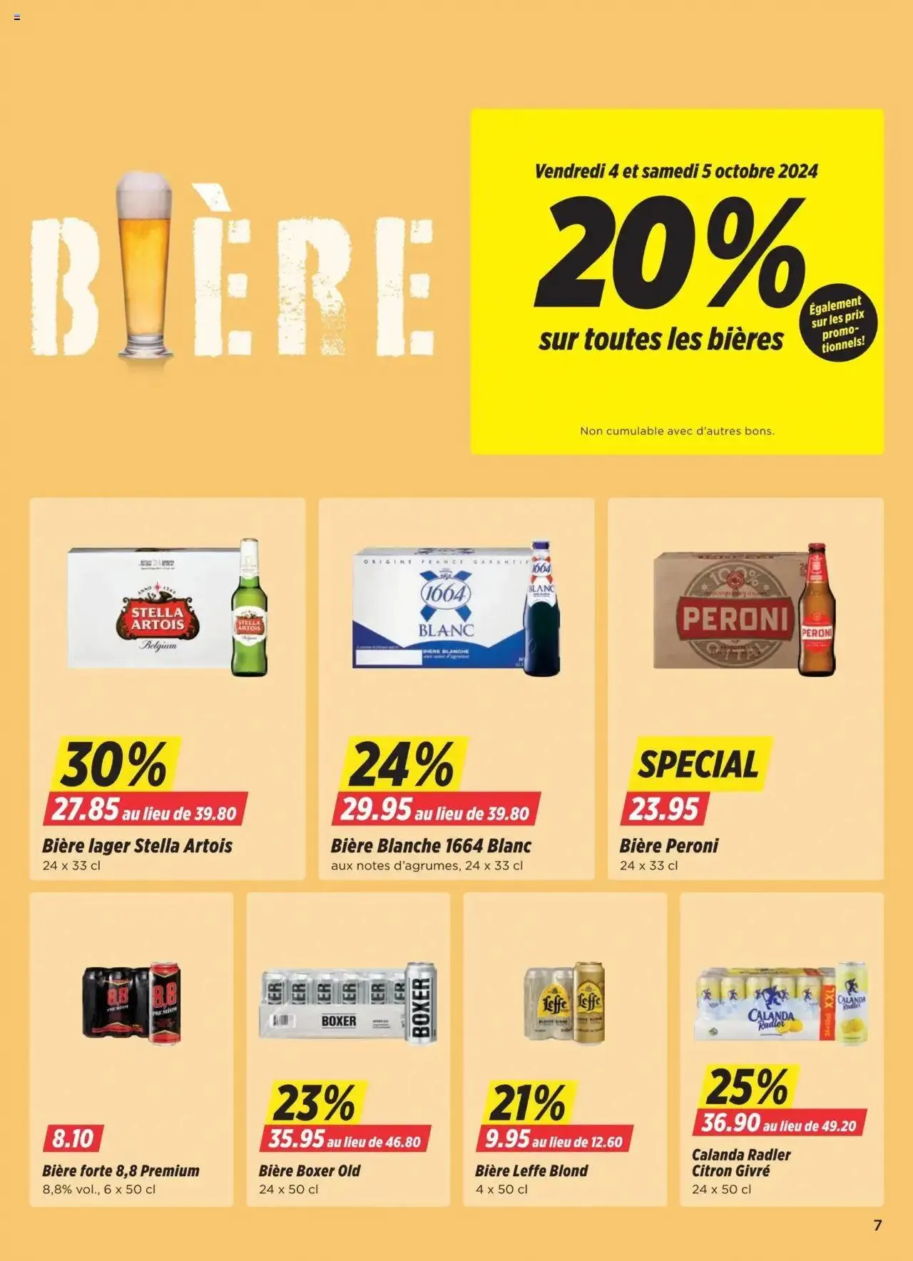 Denner Aktionen FR von 1. Oktober bis 7. Oktober 2024 - Prospekt seite  7