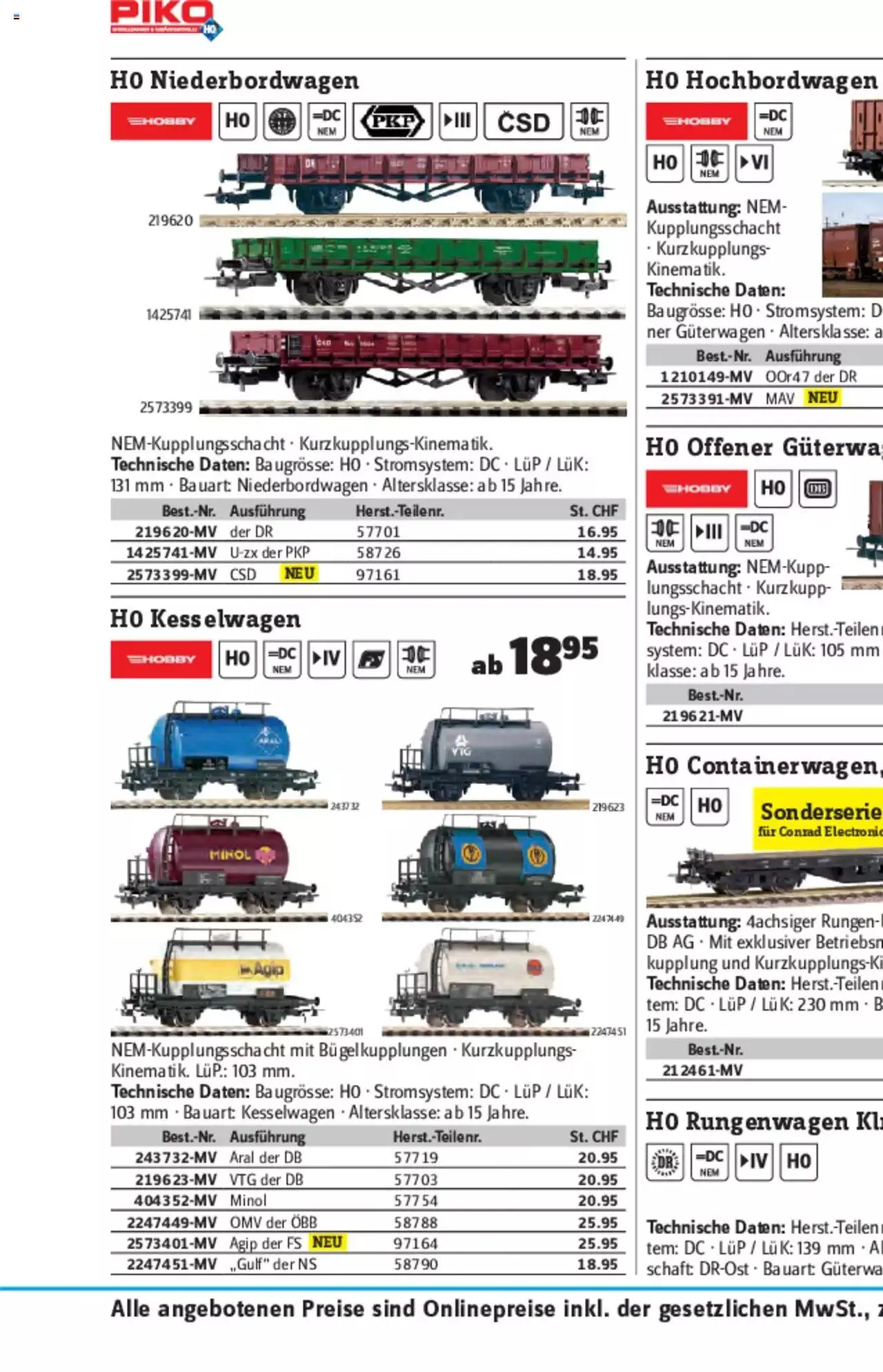 Conrad - Modellbahn Katalog 2022/23 von 5. September bis 31. Dezember 2023 - Prospekt seite  85