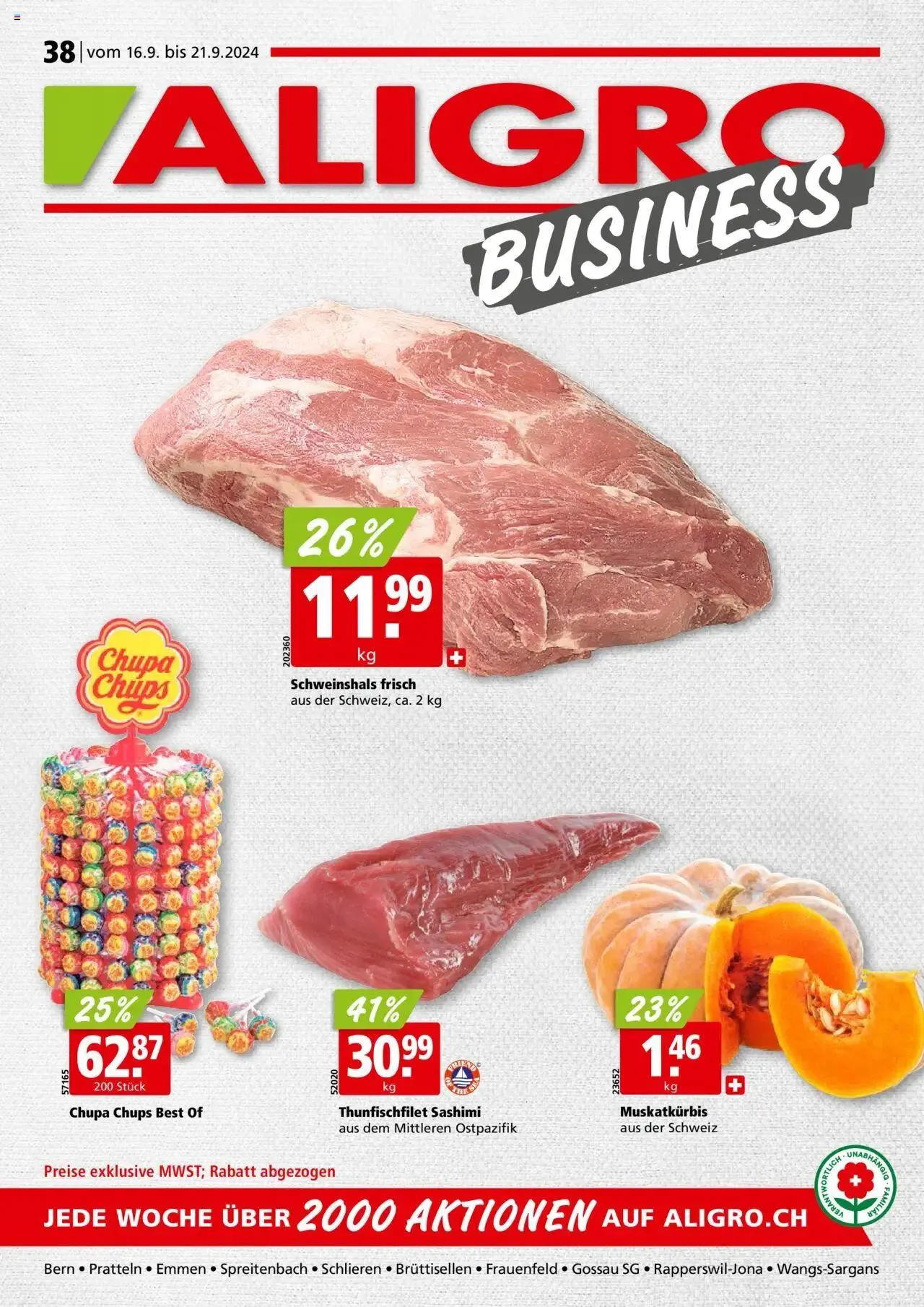 Aligro Aktionen für Businesskunden - 0