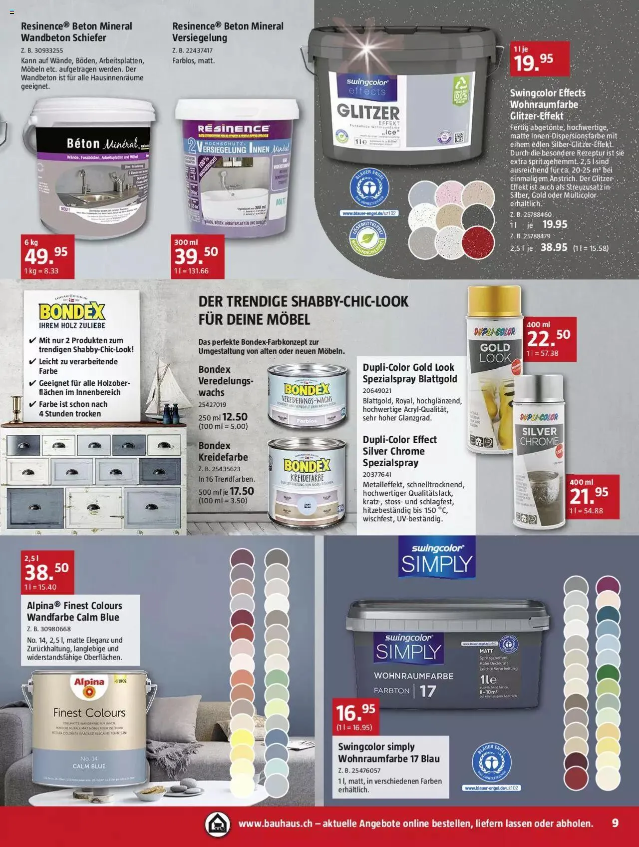 Bauhaus Aktionen von 30. Oktober bis 26. November 2023 - Prospekt seite 9